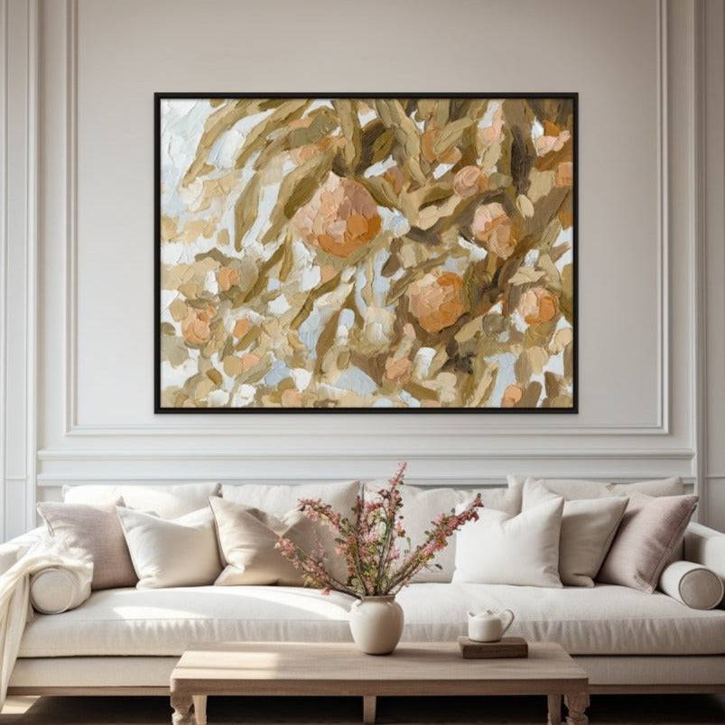 Orange Tree - Hand Embellished - Giri Designs