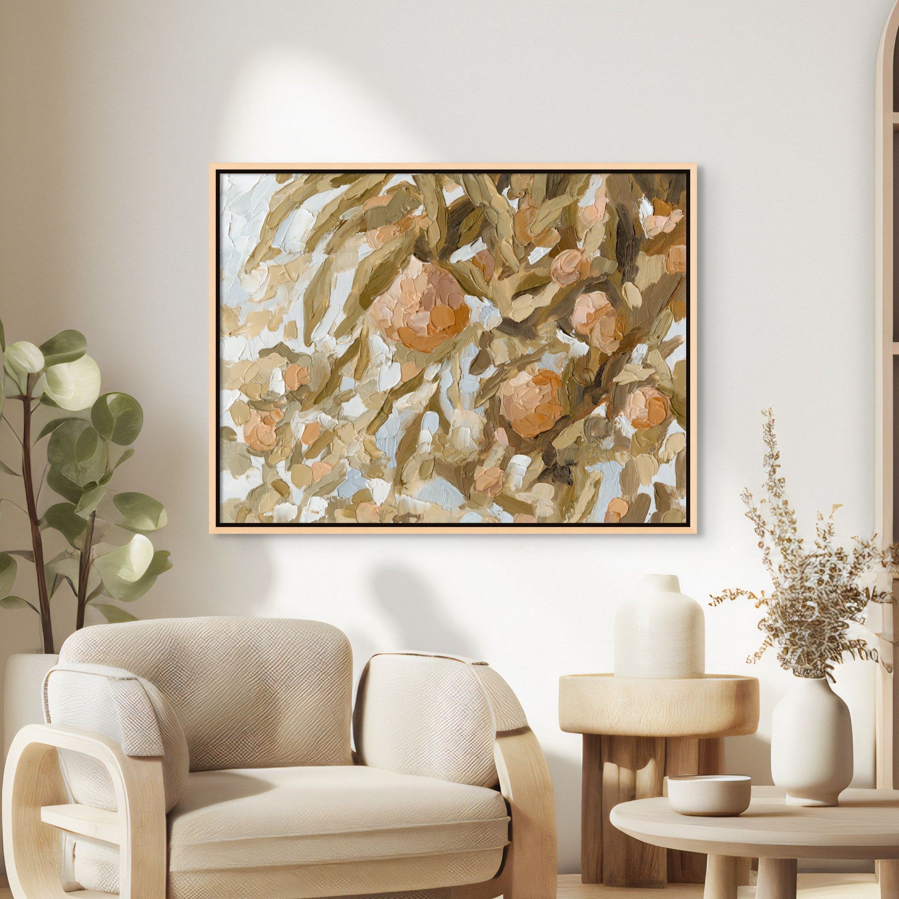 Orange Tree - Hand Embellished - Giri Designs