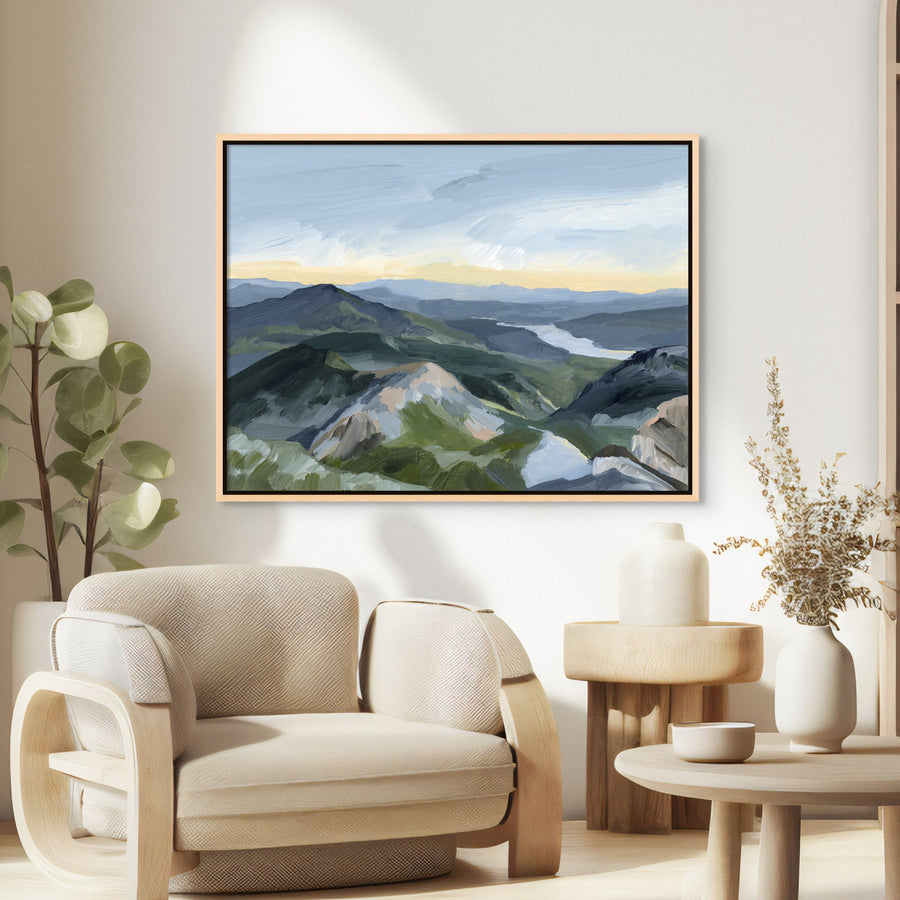 Peaks and Valleys - Hand Embellished