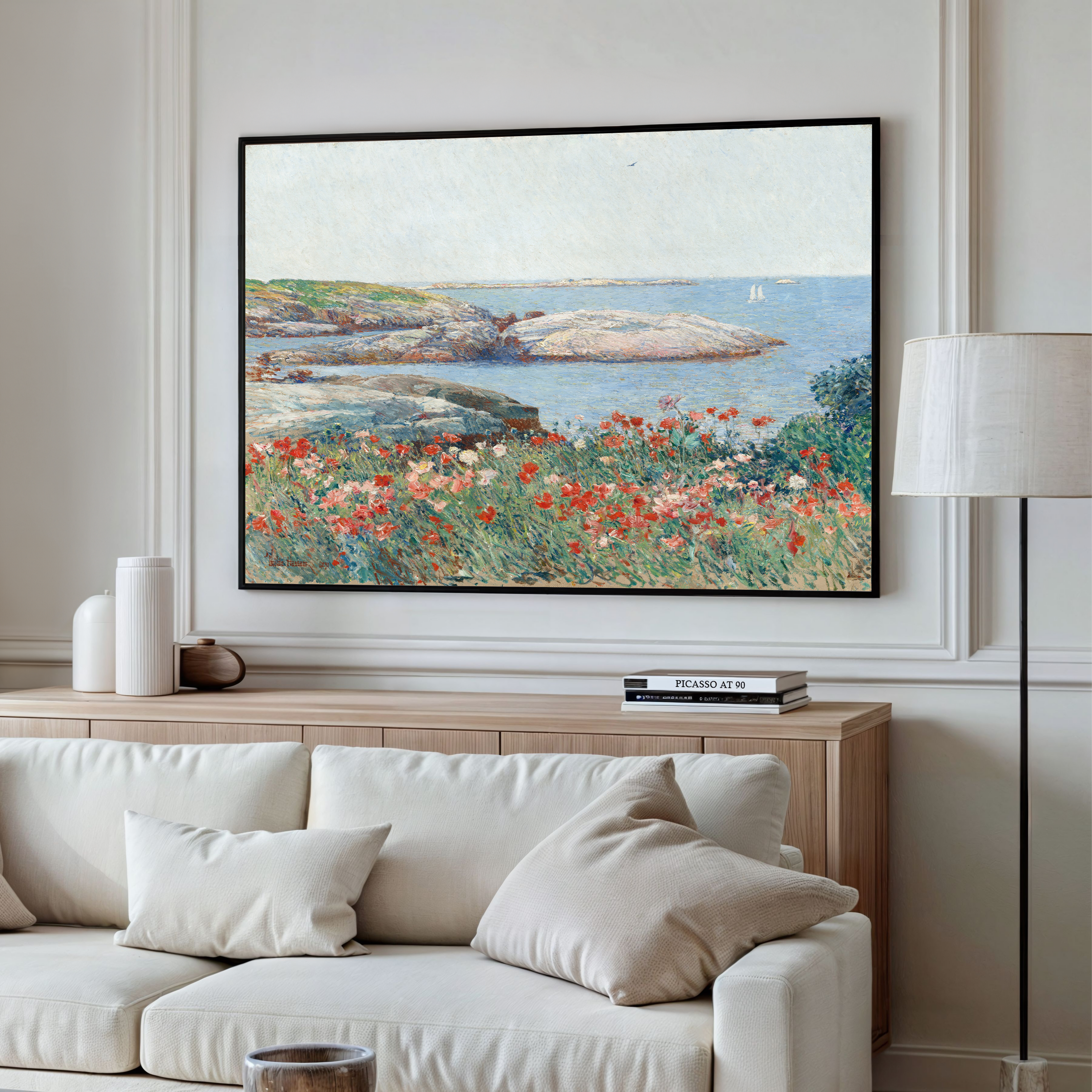 Poppies, Isles of Shoals by Childe Hassam 1891