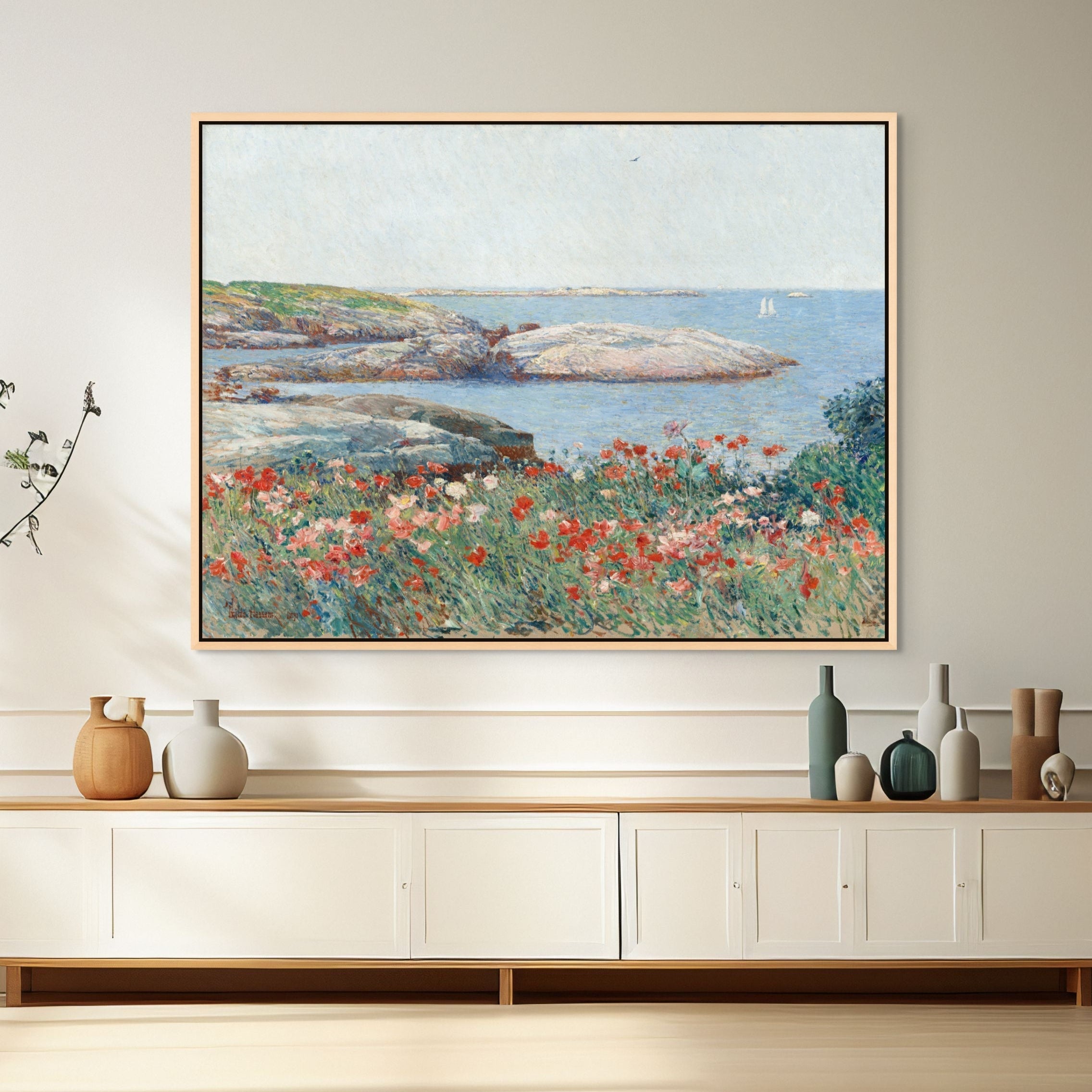 Poppies, Isles of Shoals by Childe Hassam 1891