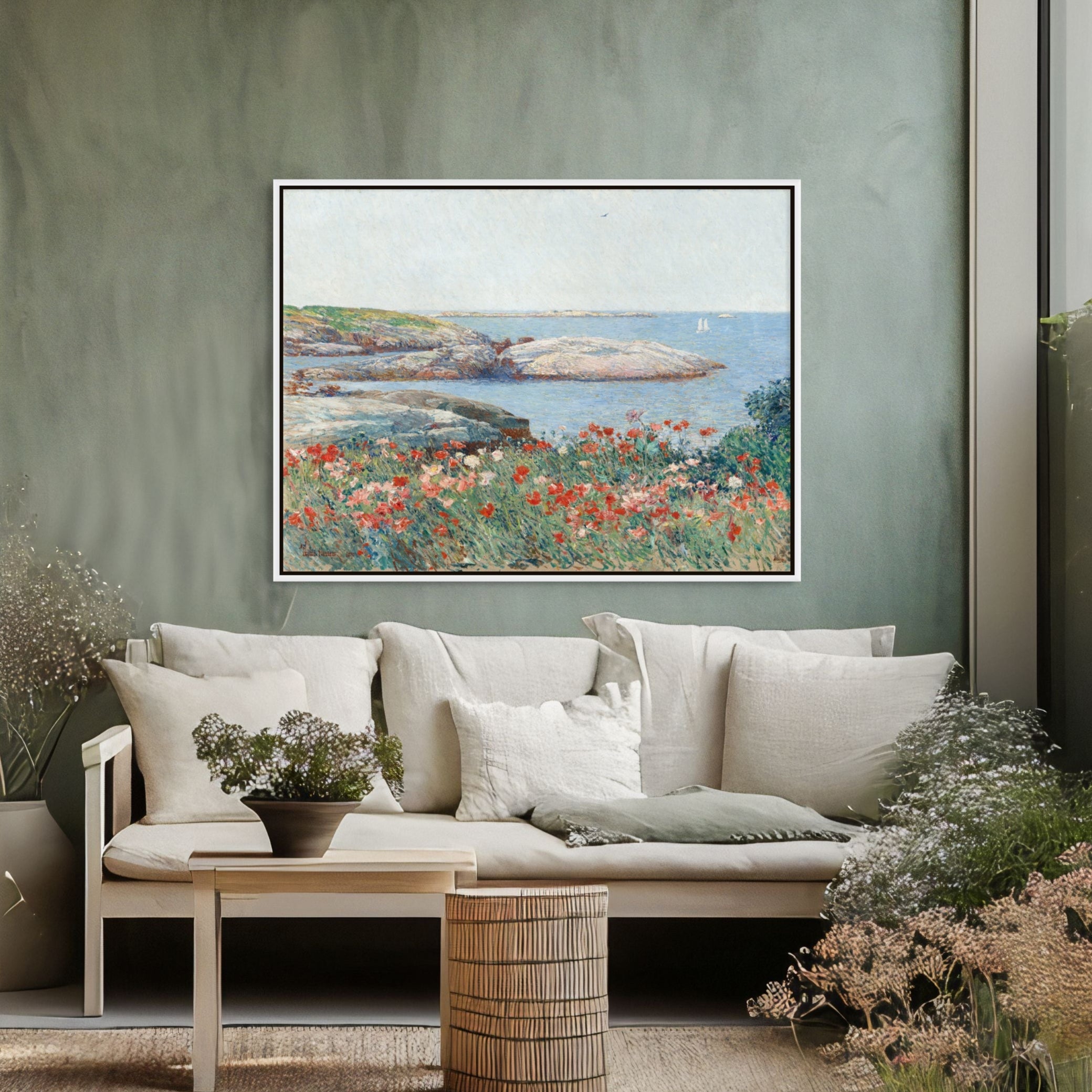 Poppies, Isles of Shoals by Childe Hassam 1891