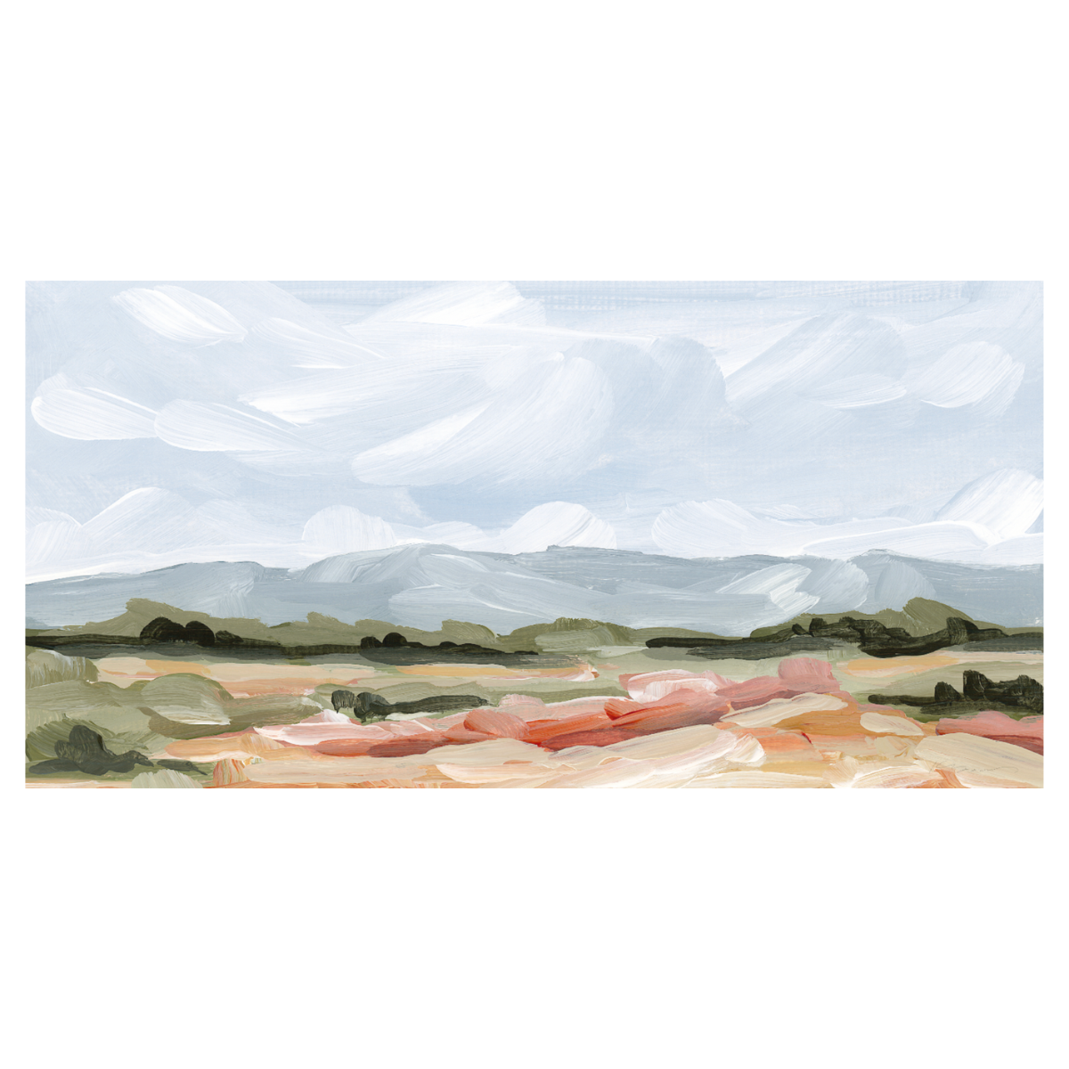 Sedalia I Panorama - Hand Embellished - Giri Designs