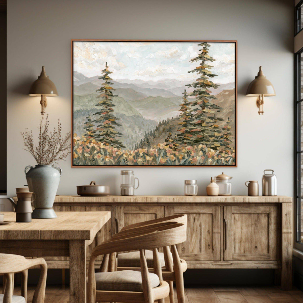 Rainbow Ridge Canvas | Giri Designs Wall Art