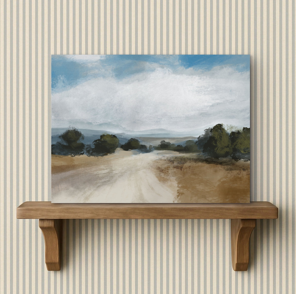 Road View, 16" x 12", Gallery Wrapped - Final Sale