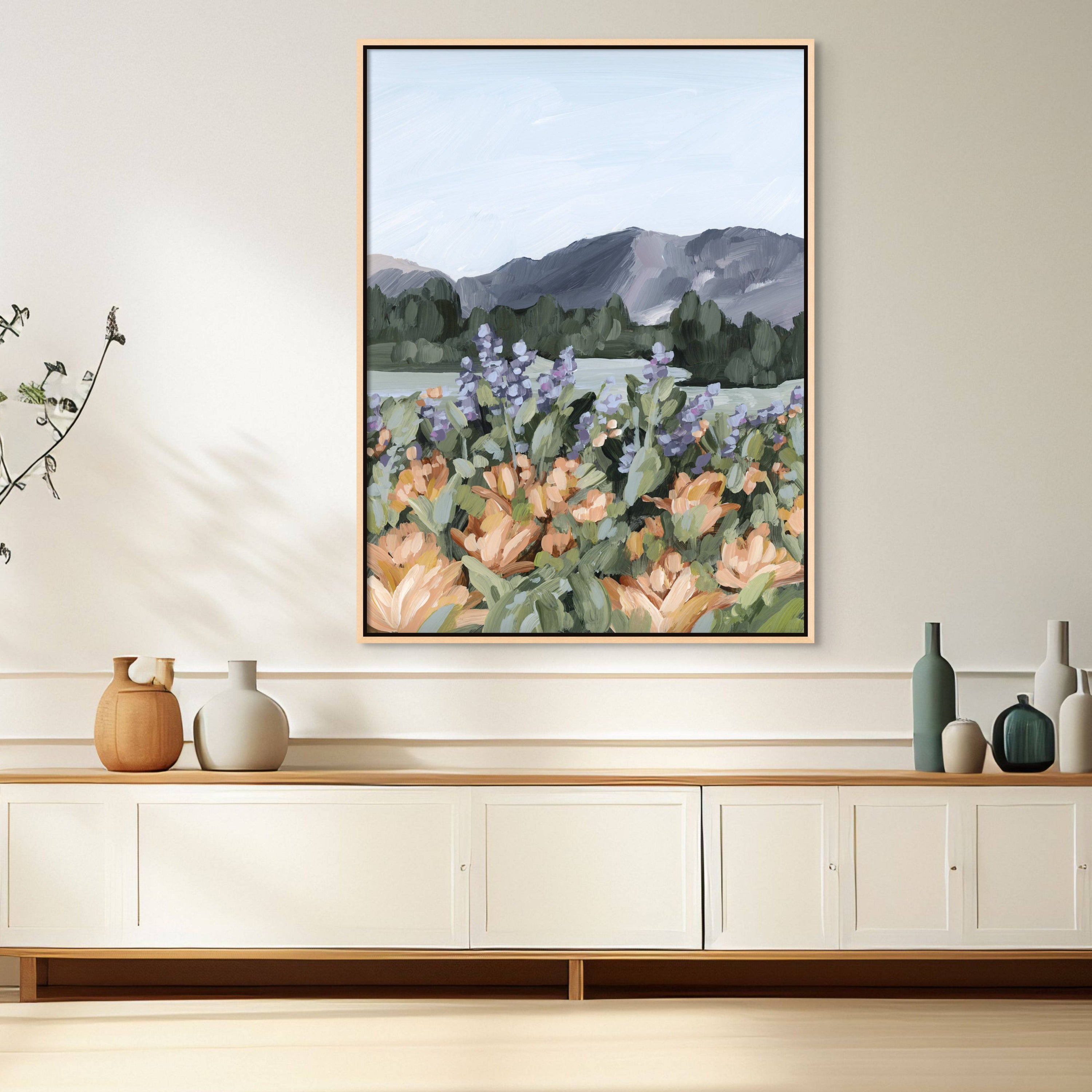 Rocky Mountain Summer - Hand Embellished - Giri Designs