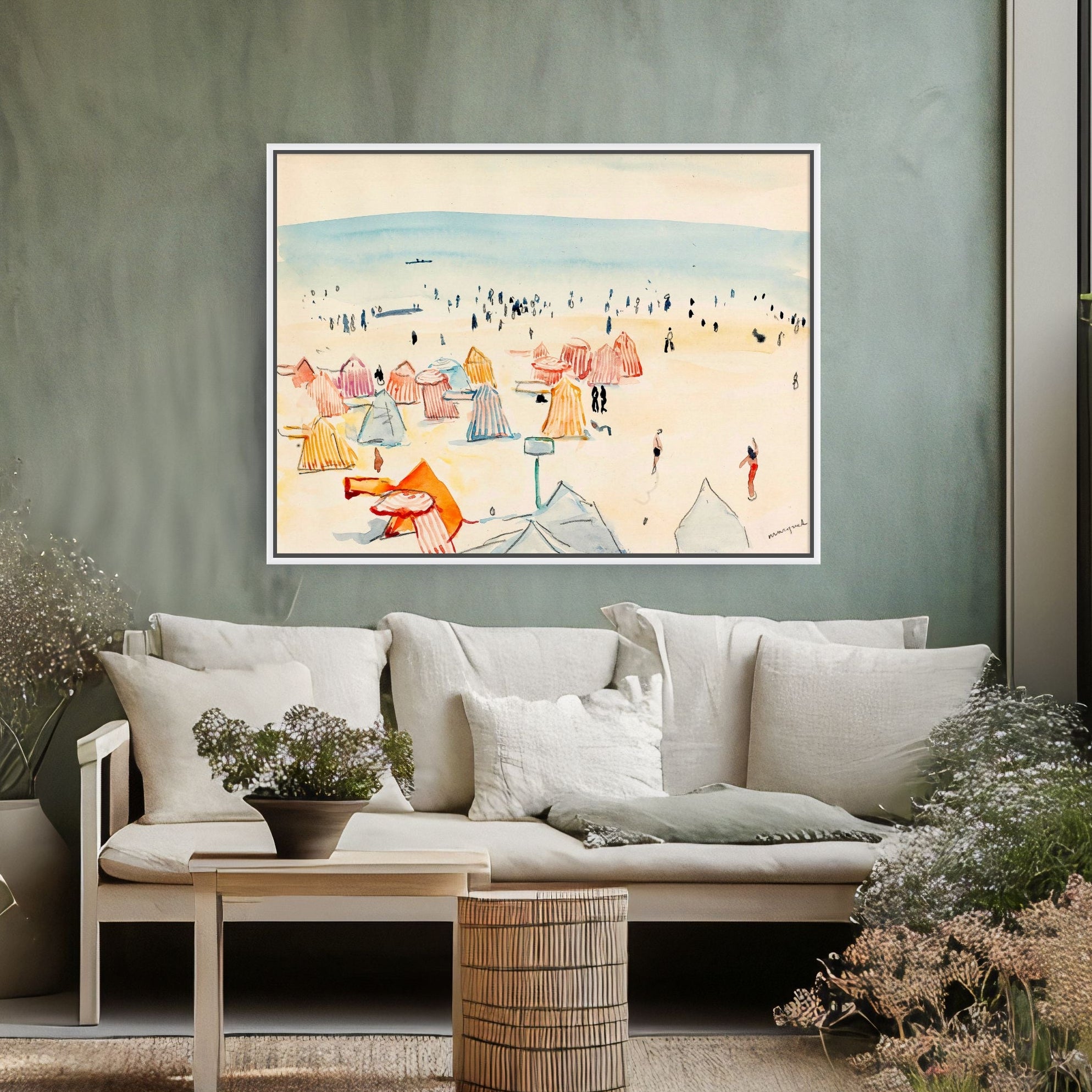 Sables d'Olonne Beach by Albert Marquet