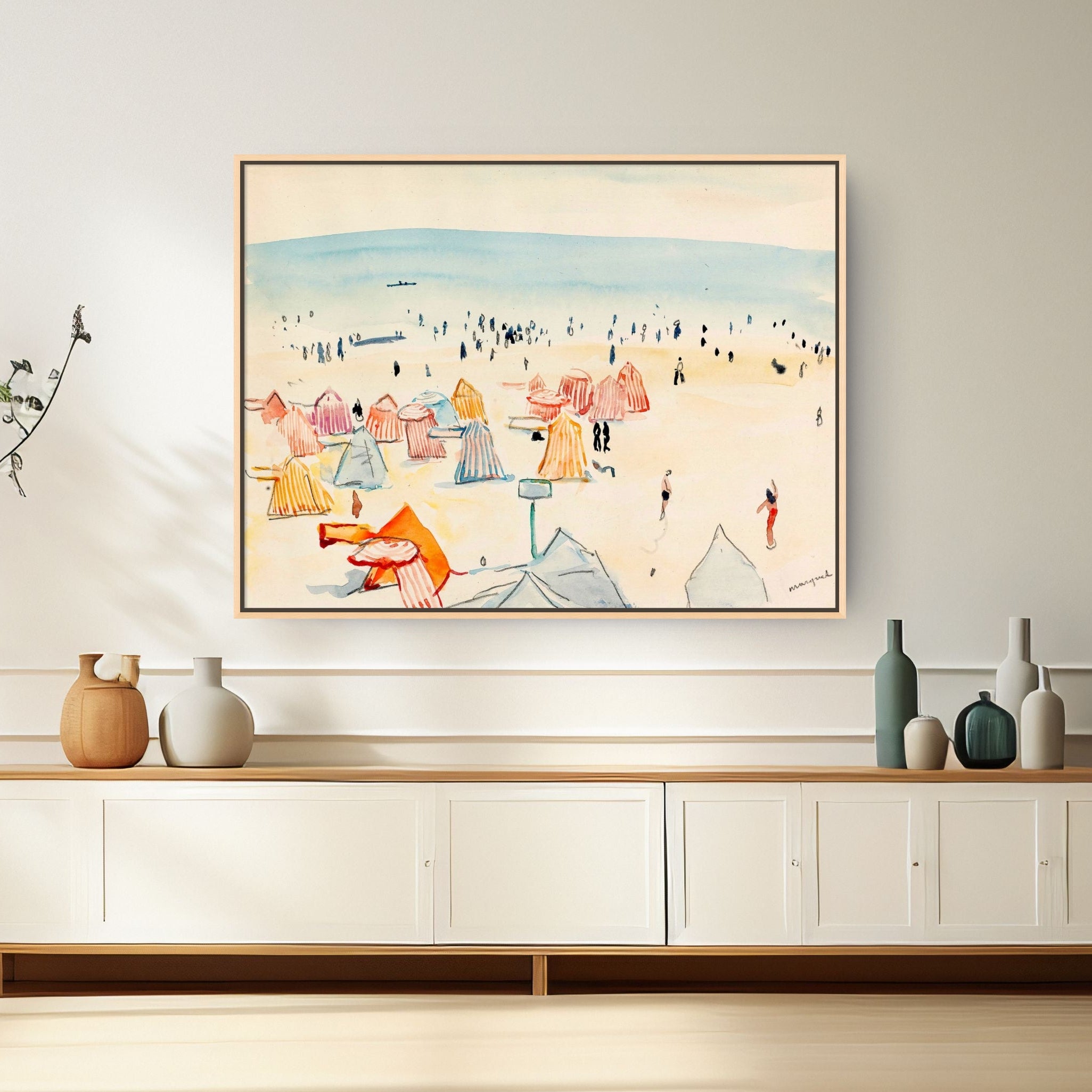 Sables d'Olonne Beach by Albert Marquet
