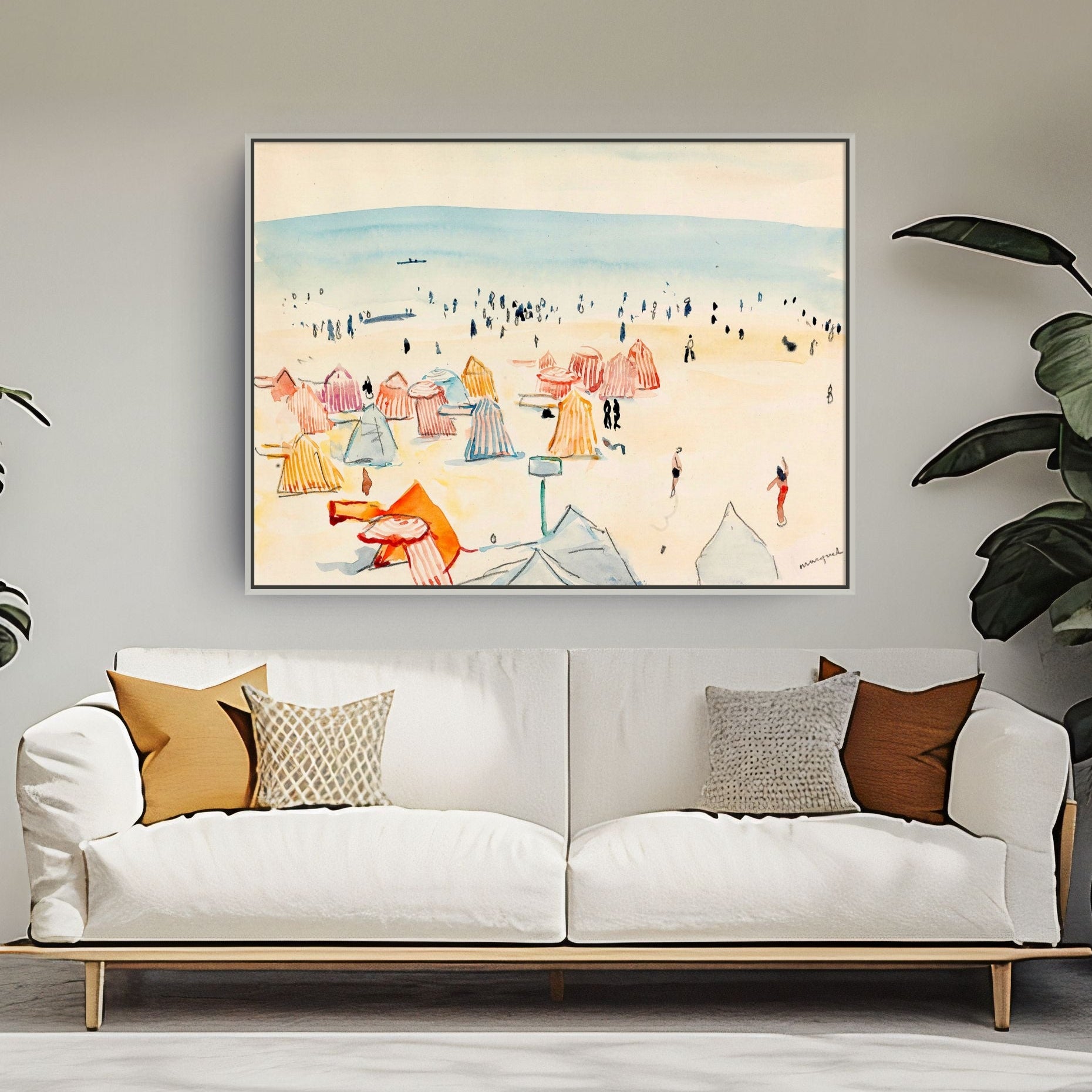 Sables d'Olonne Beach by Albert Marquet