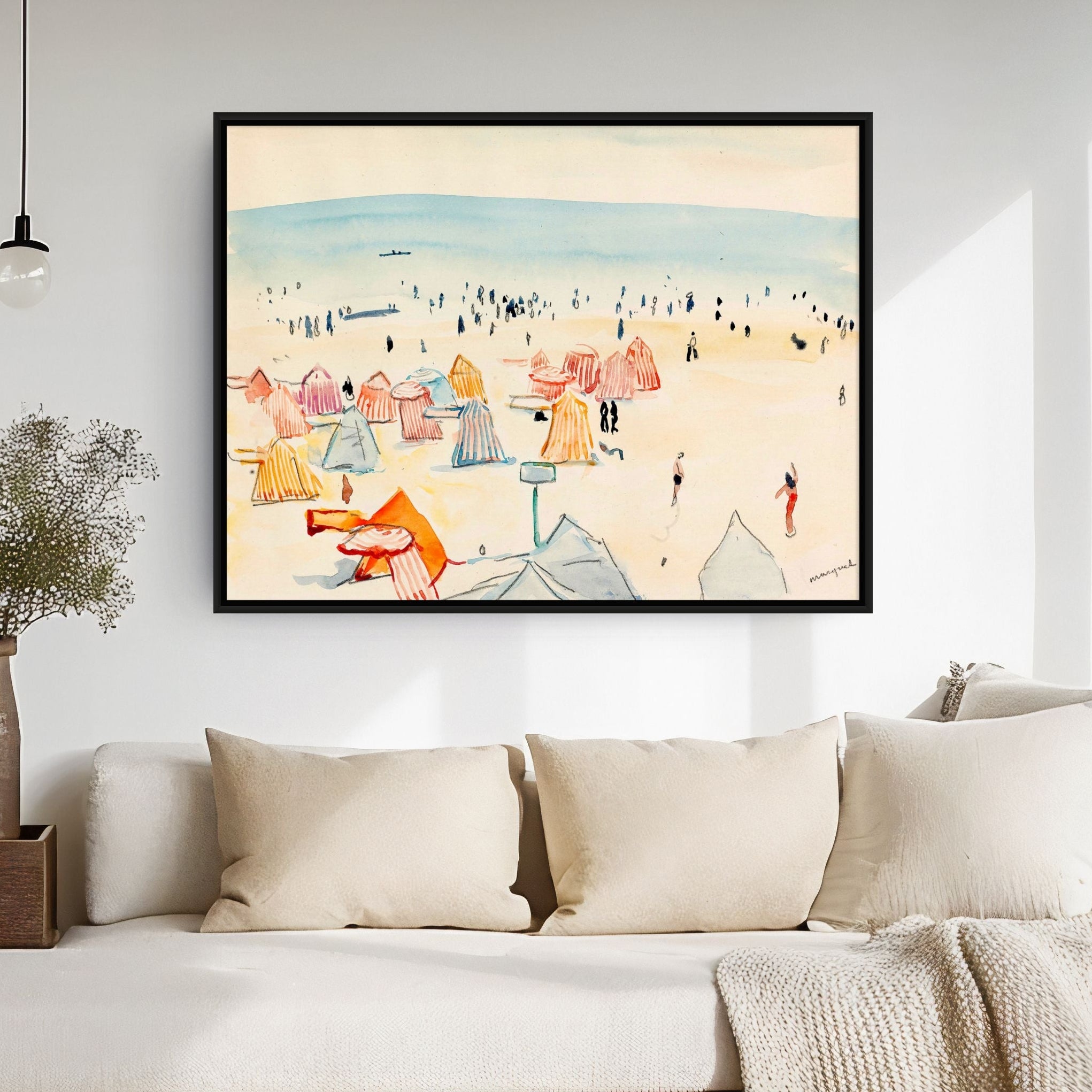 Sables d'Olonne Beach by Albert Marquet