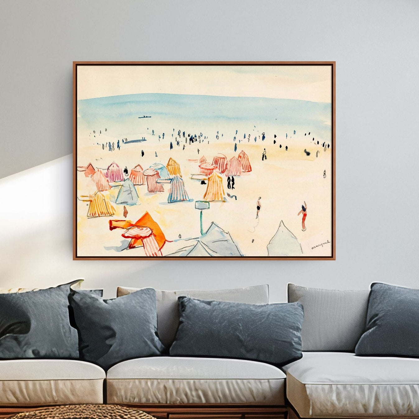 Sables d'Olonne Beach by Albert Marquet