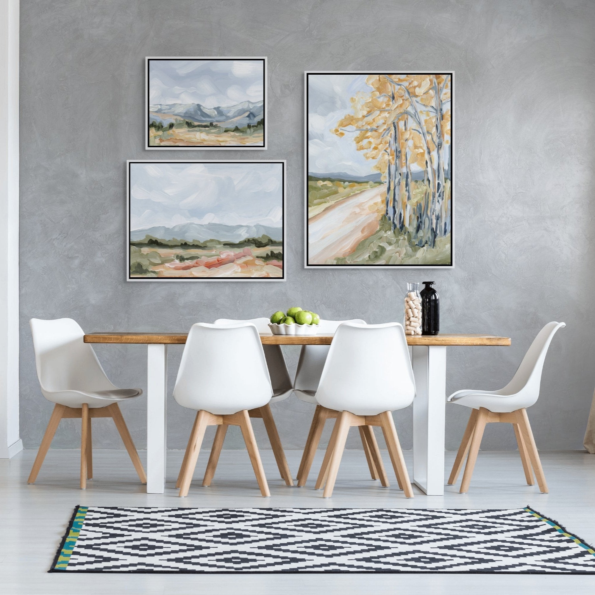 Escape West Gallery Wall 68" x 48" - Giri Designs