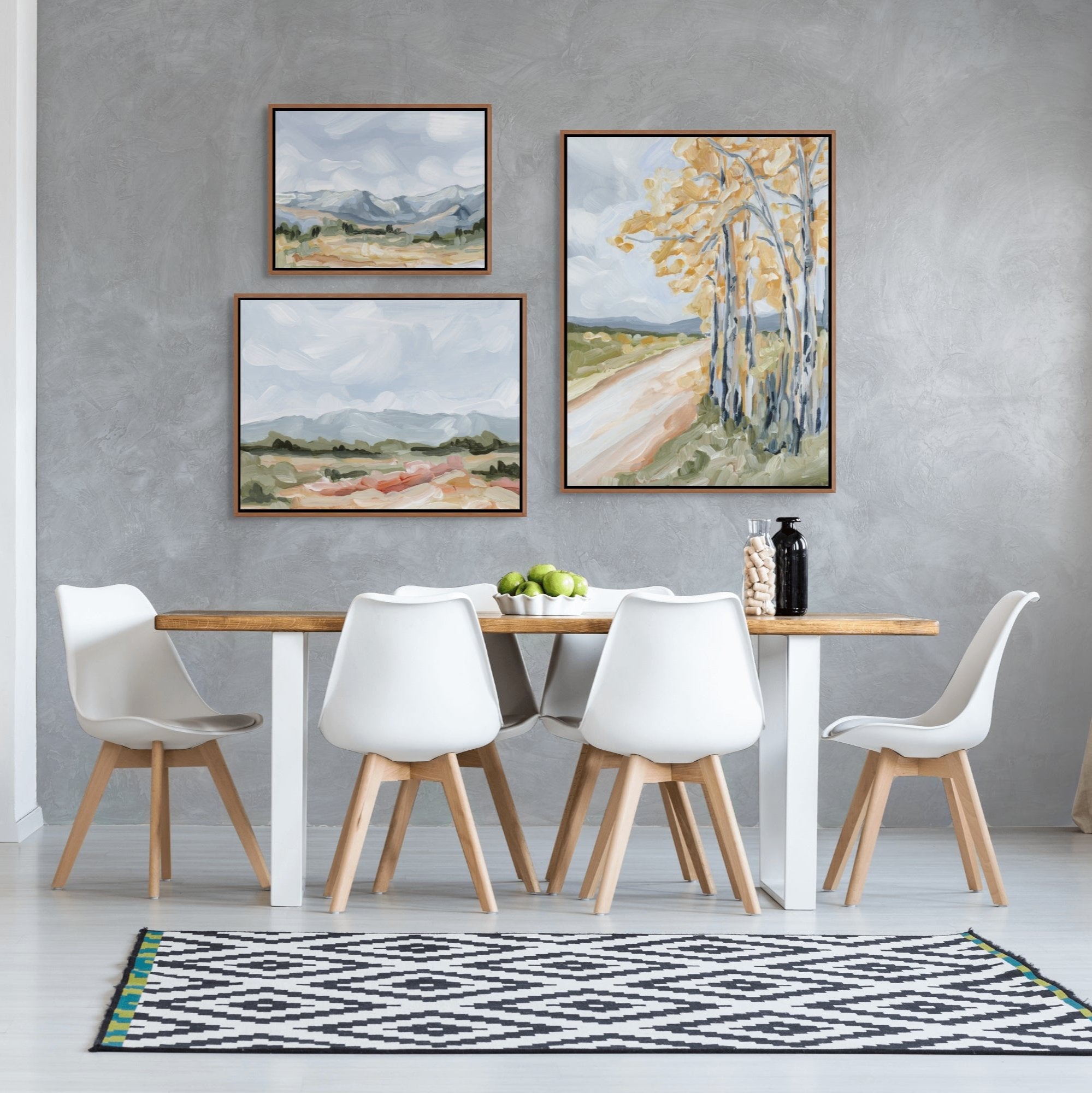 Escape West Gallery Wall 68" x 48" - Giri Designs