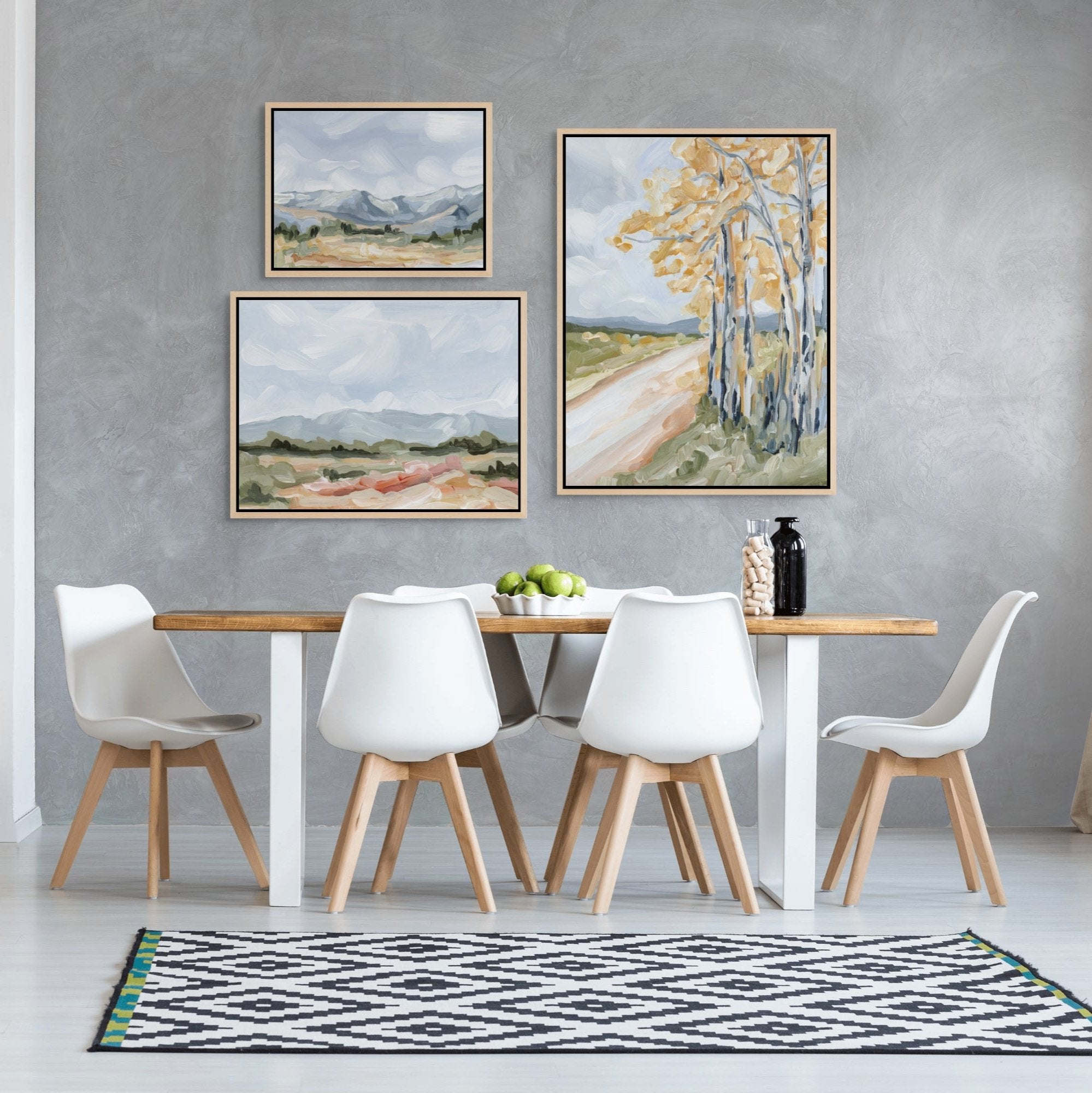 Escape West Gallery Wall 68" x 48" - Giri Designs