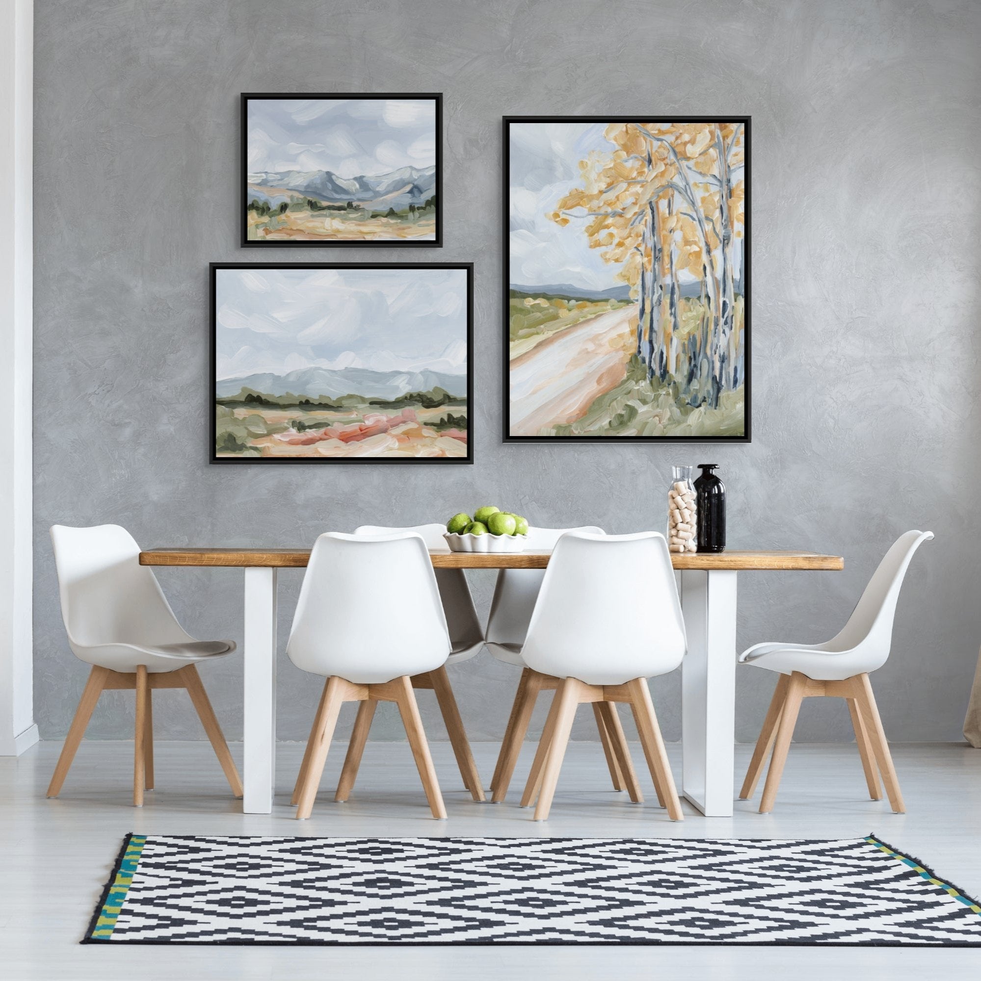 Escape West Gallery Wall 68" x 48" - Giri Designs