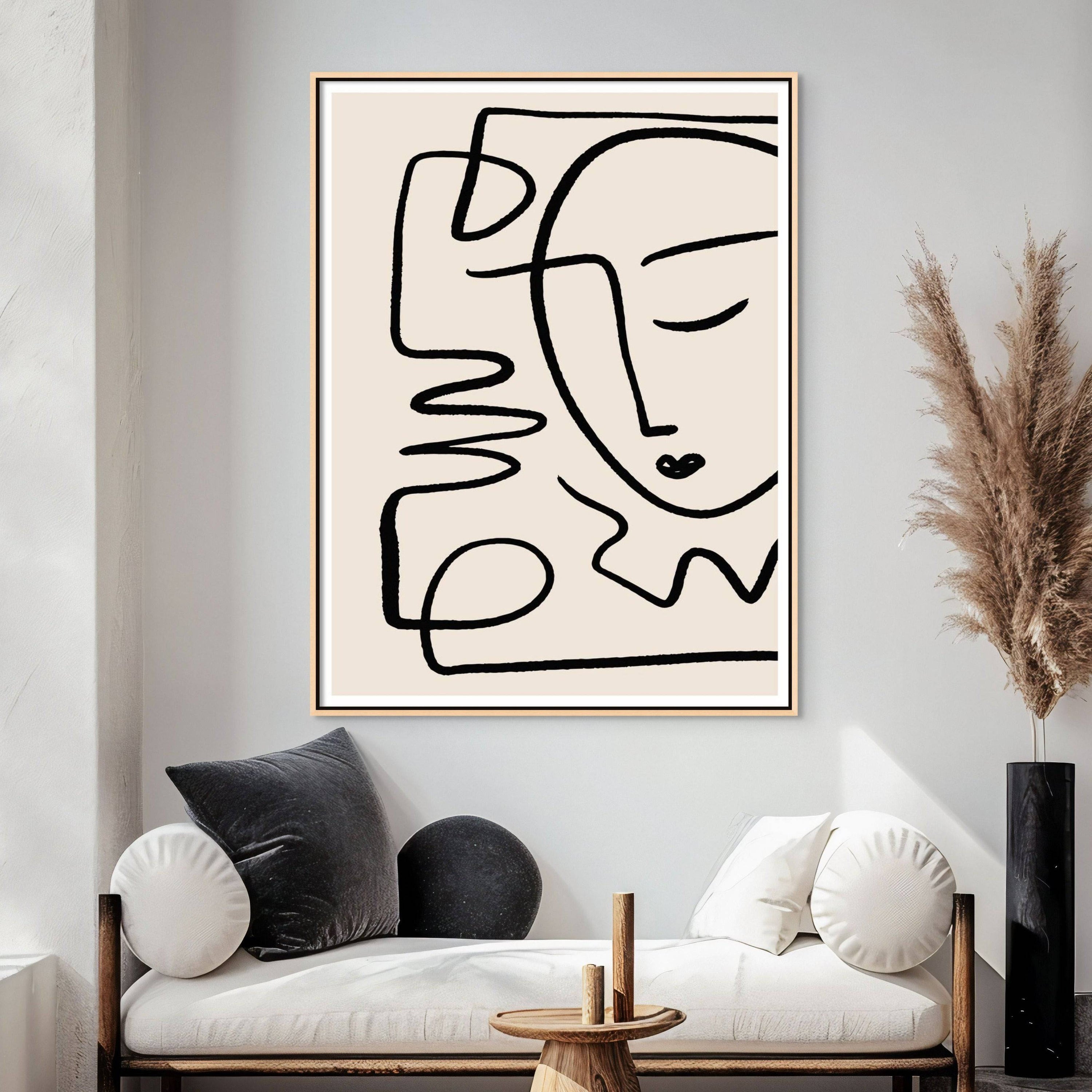 Single Line Face - Giri Designs