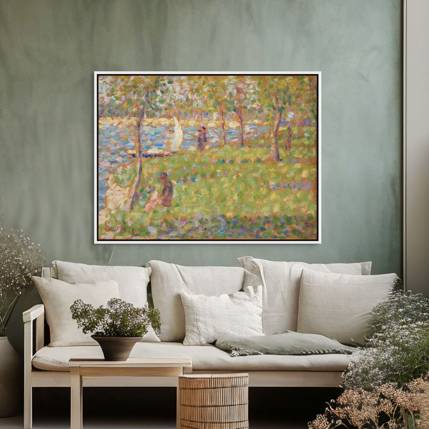 Study For La Grande Jatte by Georges Seurat 1884
