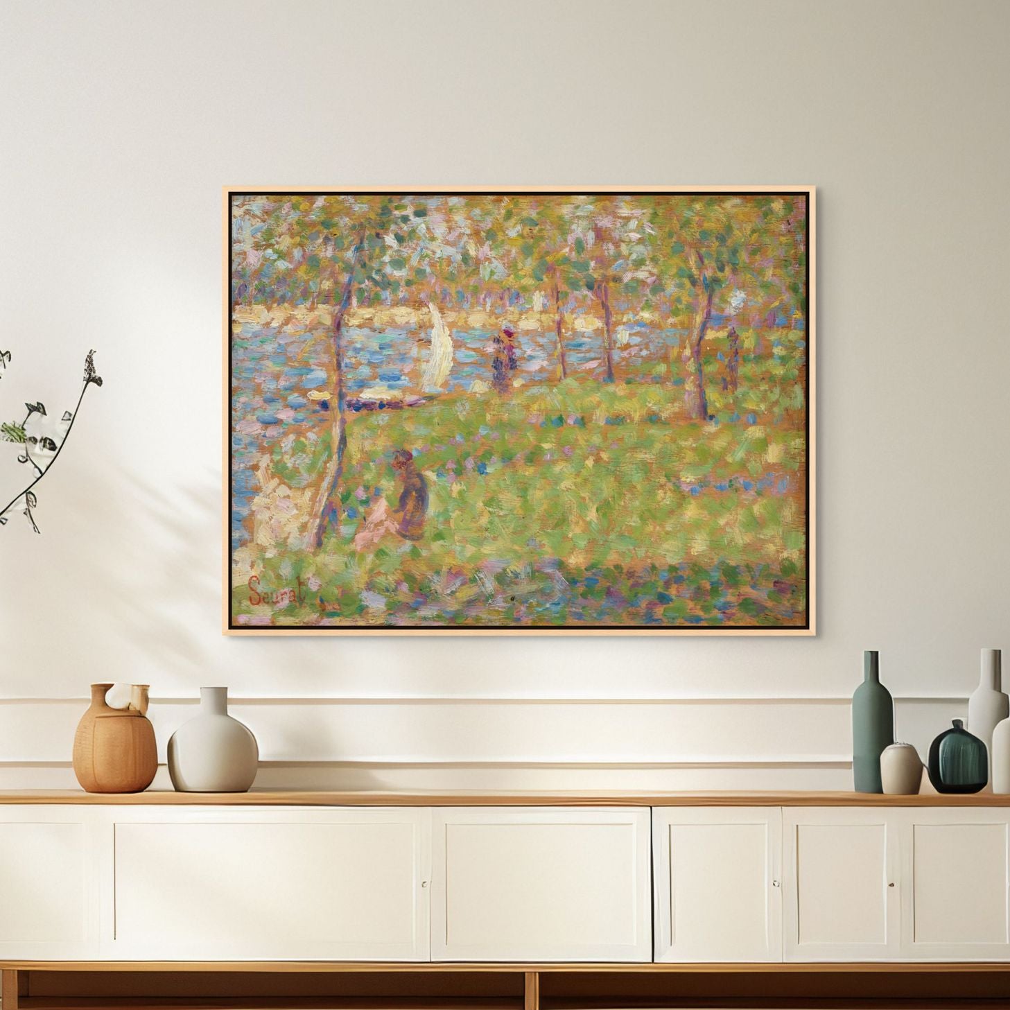 Study For La Grande Jatte by Georges Seurat 1884
