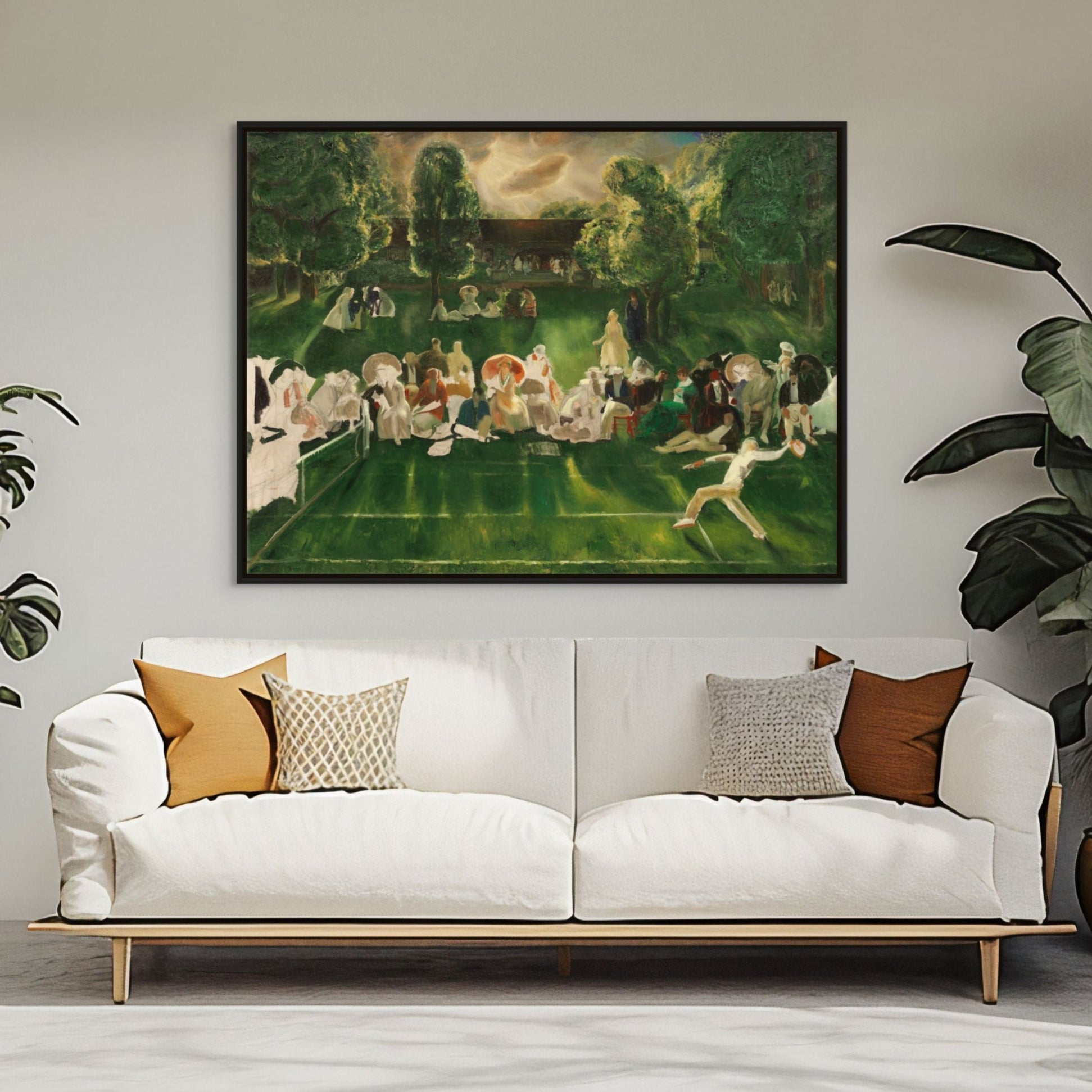 Tennis Tournament by George Bellows 1920