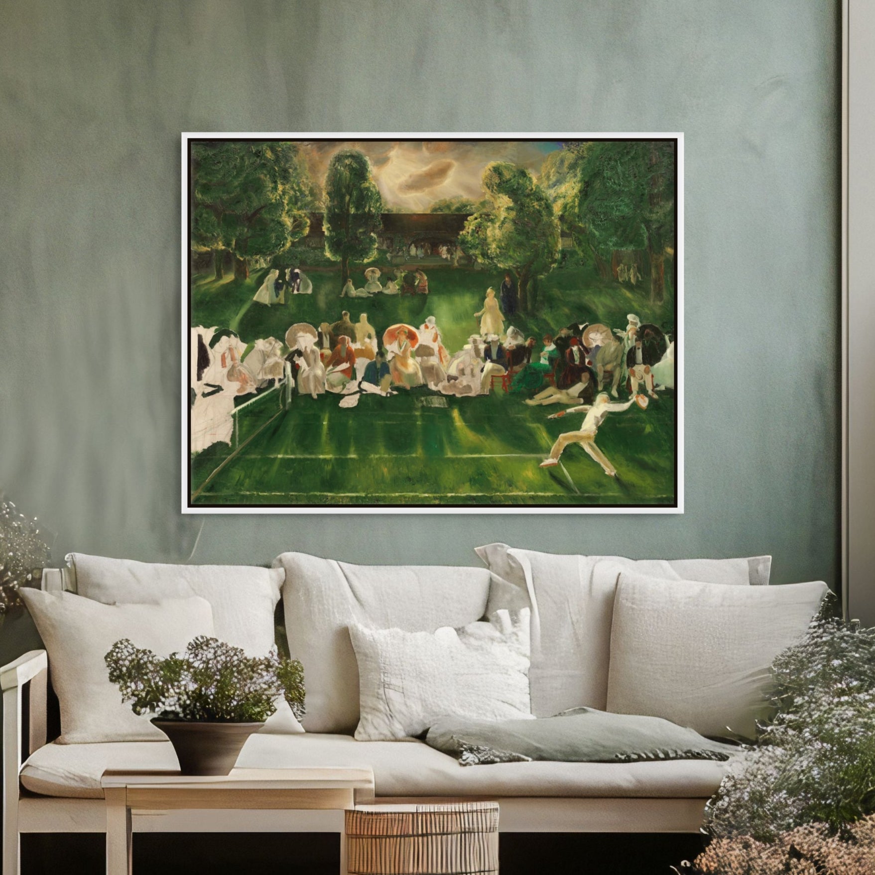 Tennis Tournament by George Bellows 1920