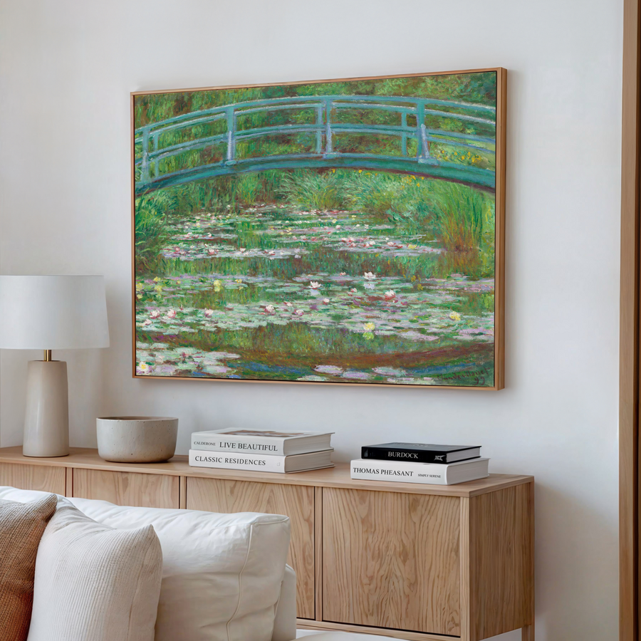 The Japanese Footbridge by Claude Monet 1899