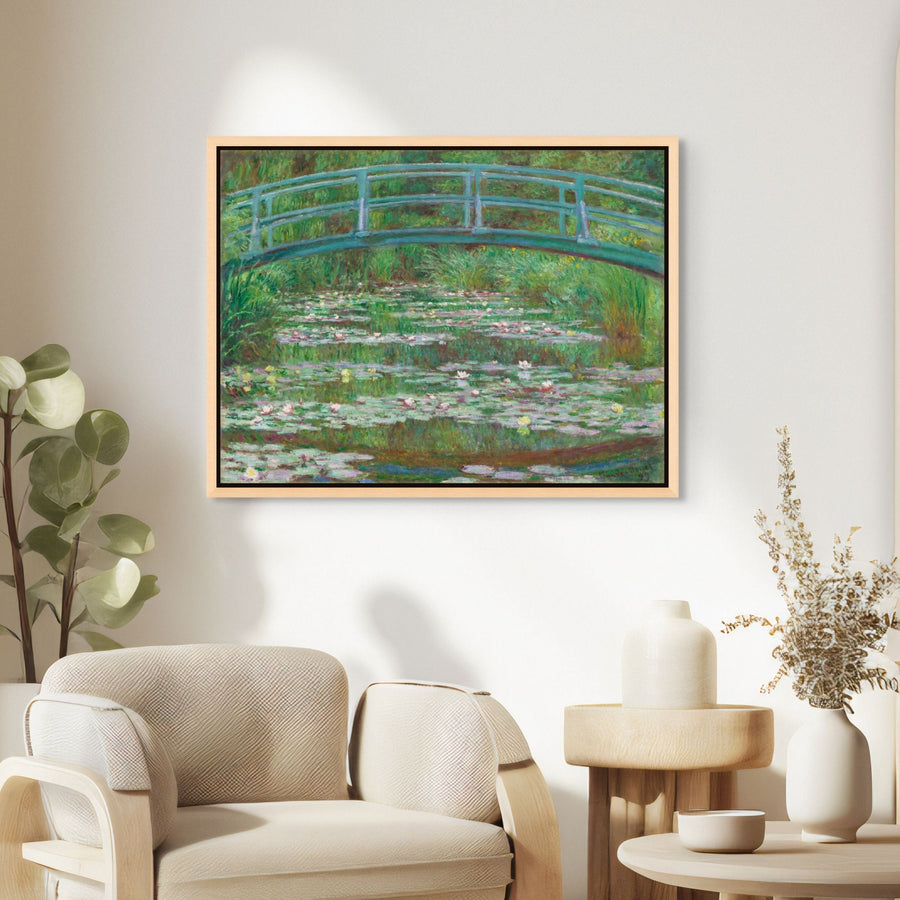 The Japanese Footbridge by Claude Monet 1899