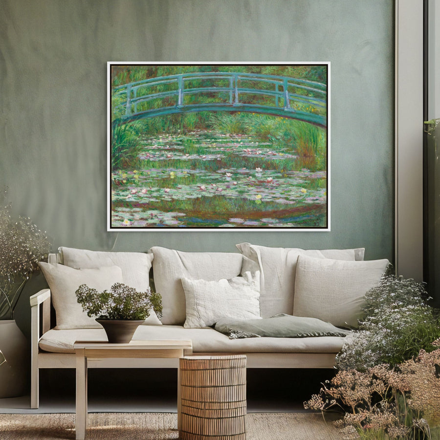 The Japanese Footbridge by Claude Monet 1899