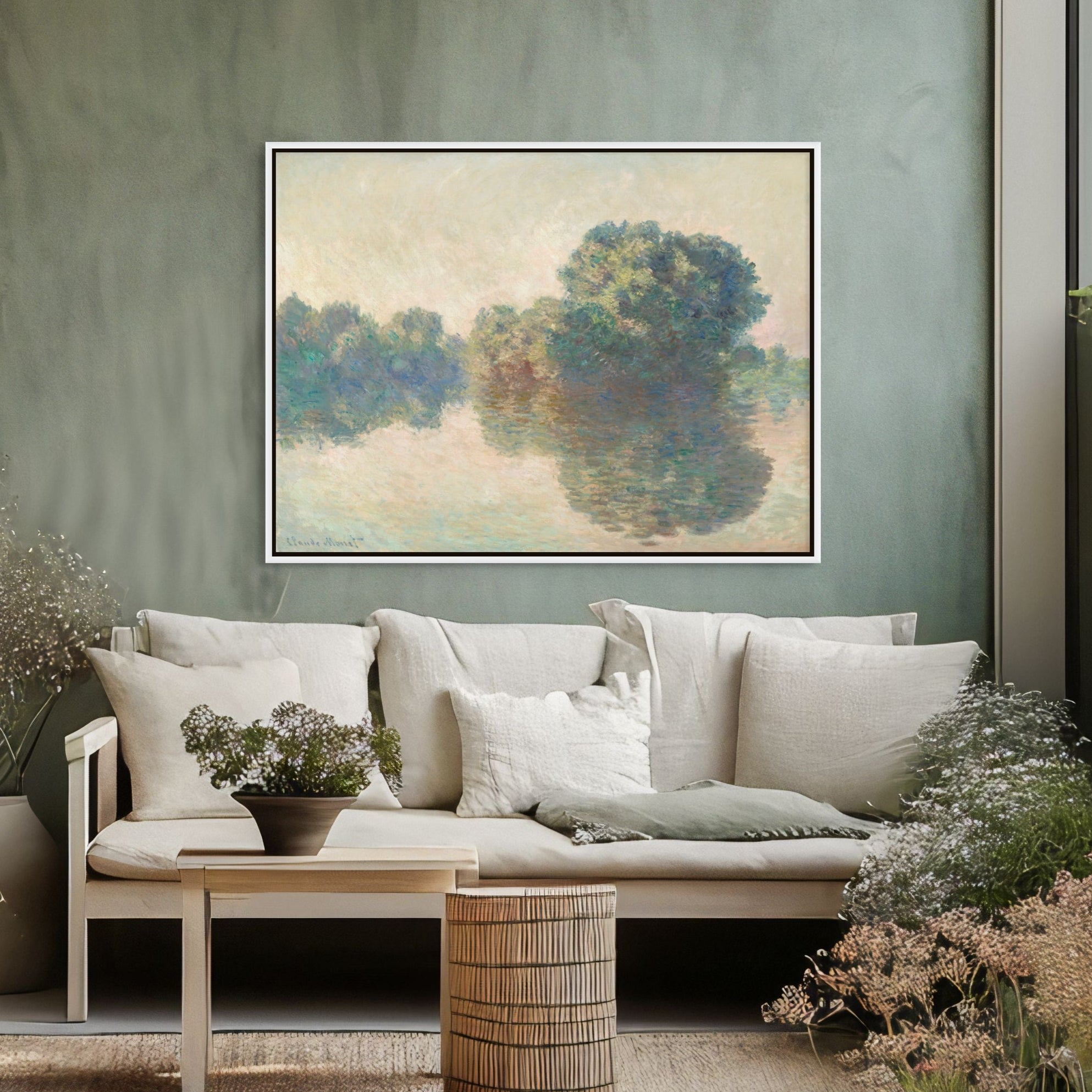 The Seine at Giverny by Claude Monet 1897