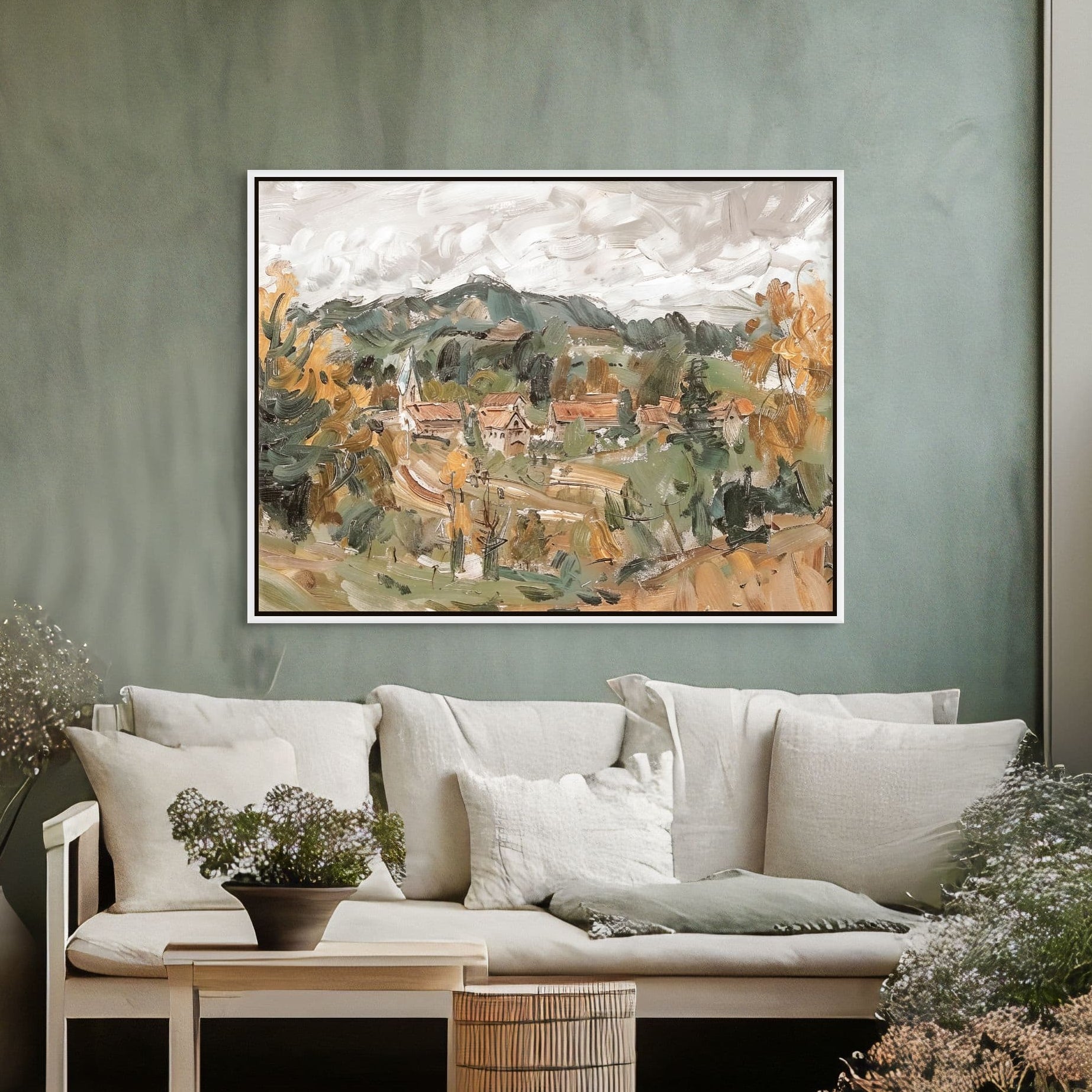 Village - Hand Embellished