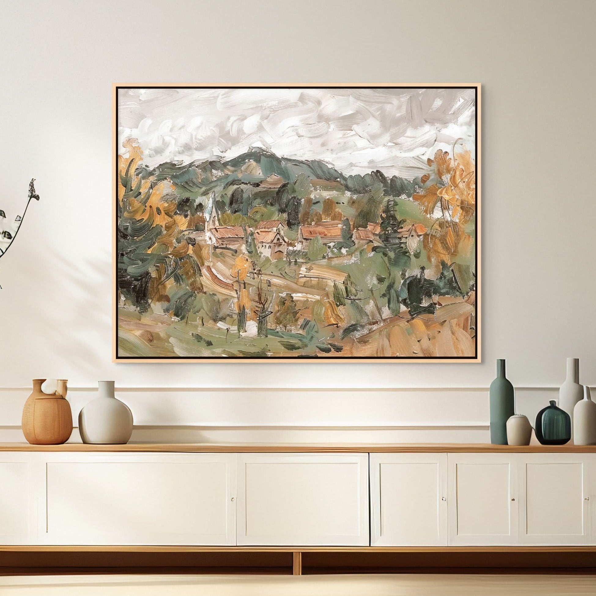 Village - Hand Embellished