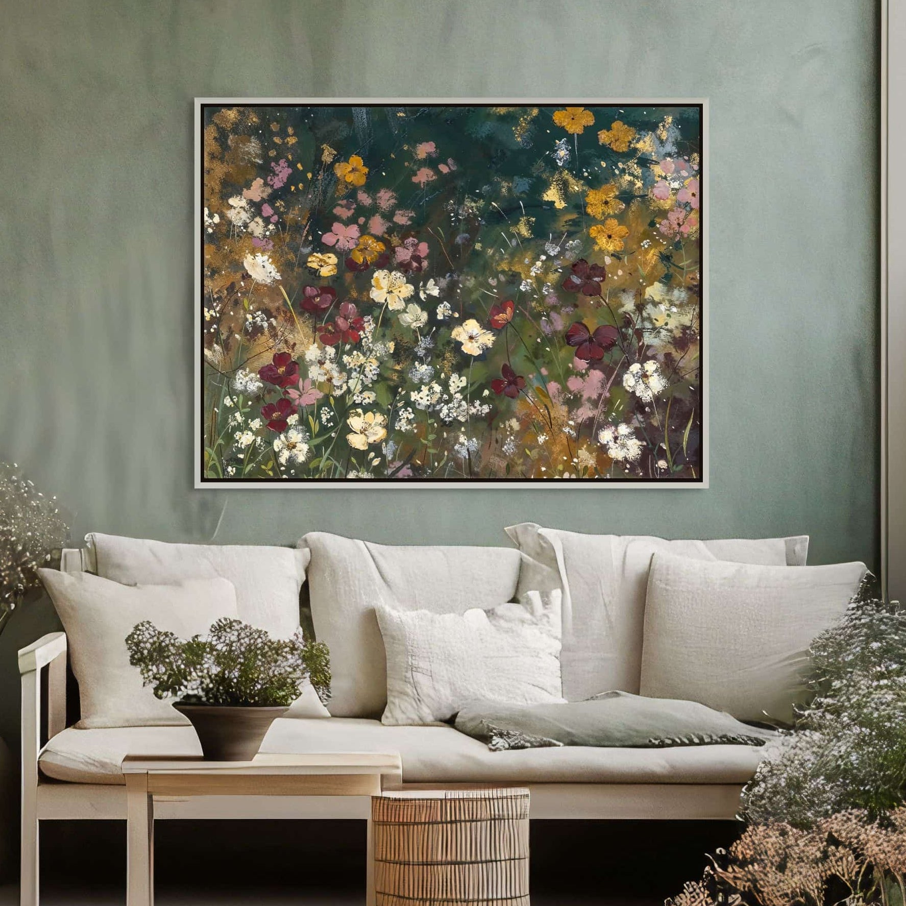 Wildflowers - Hand Embellished