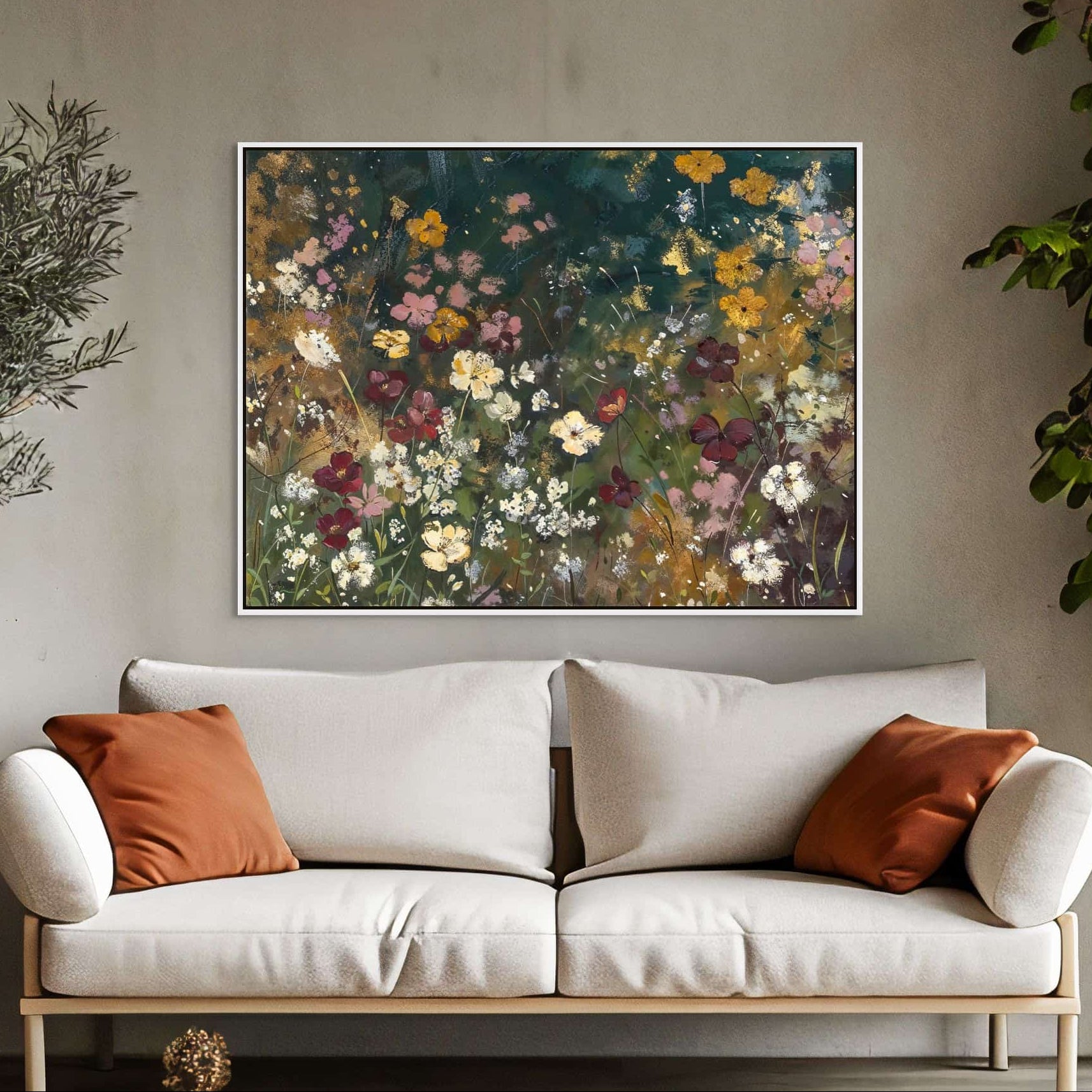 Wildflowers - Hand Embellished