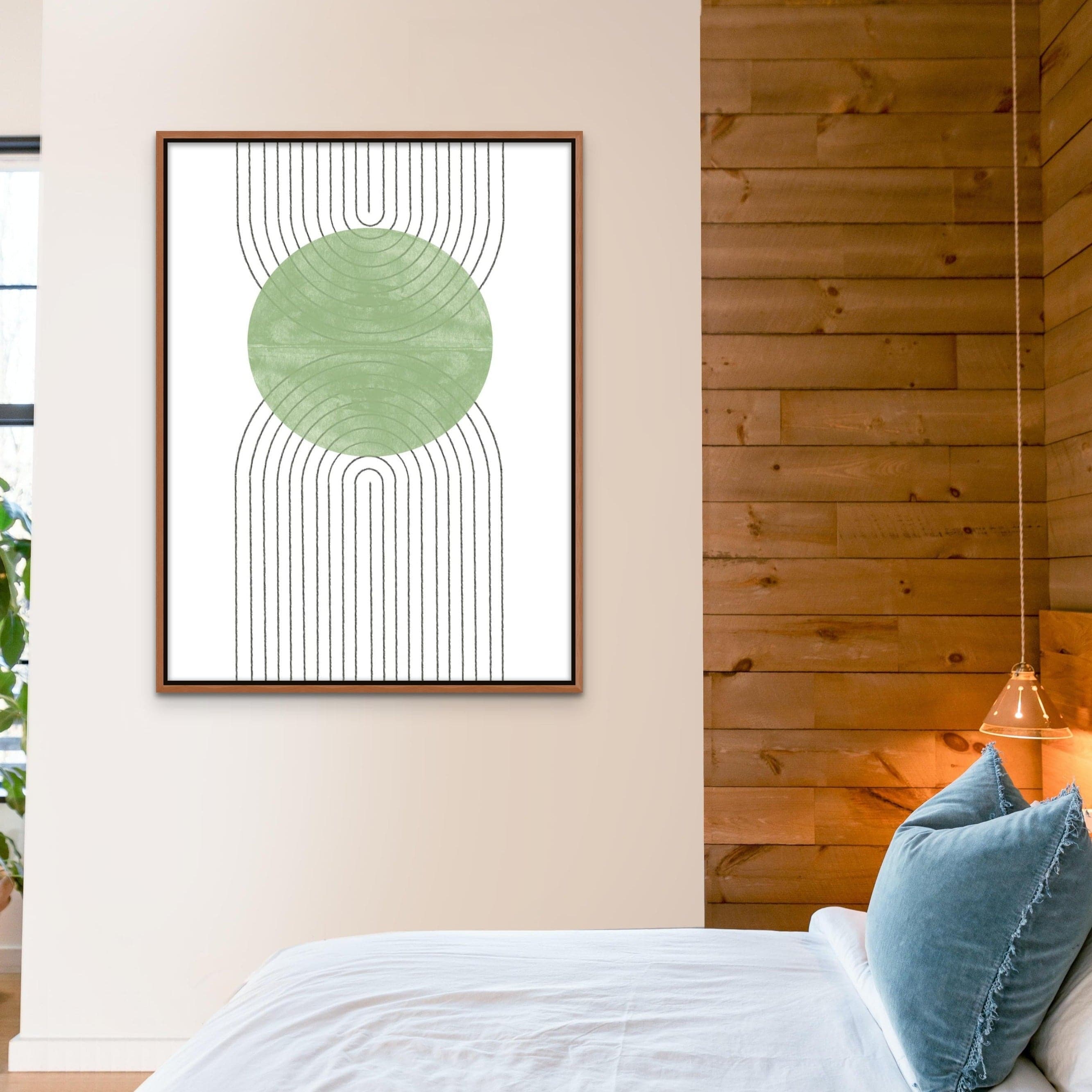 Abstract Flow Green - Giri Designs