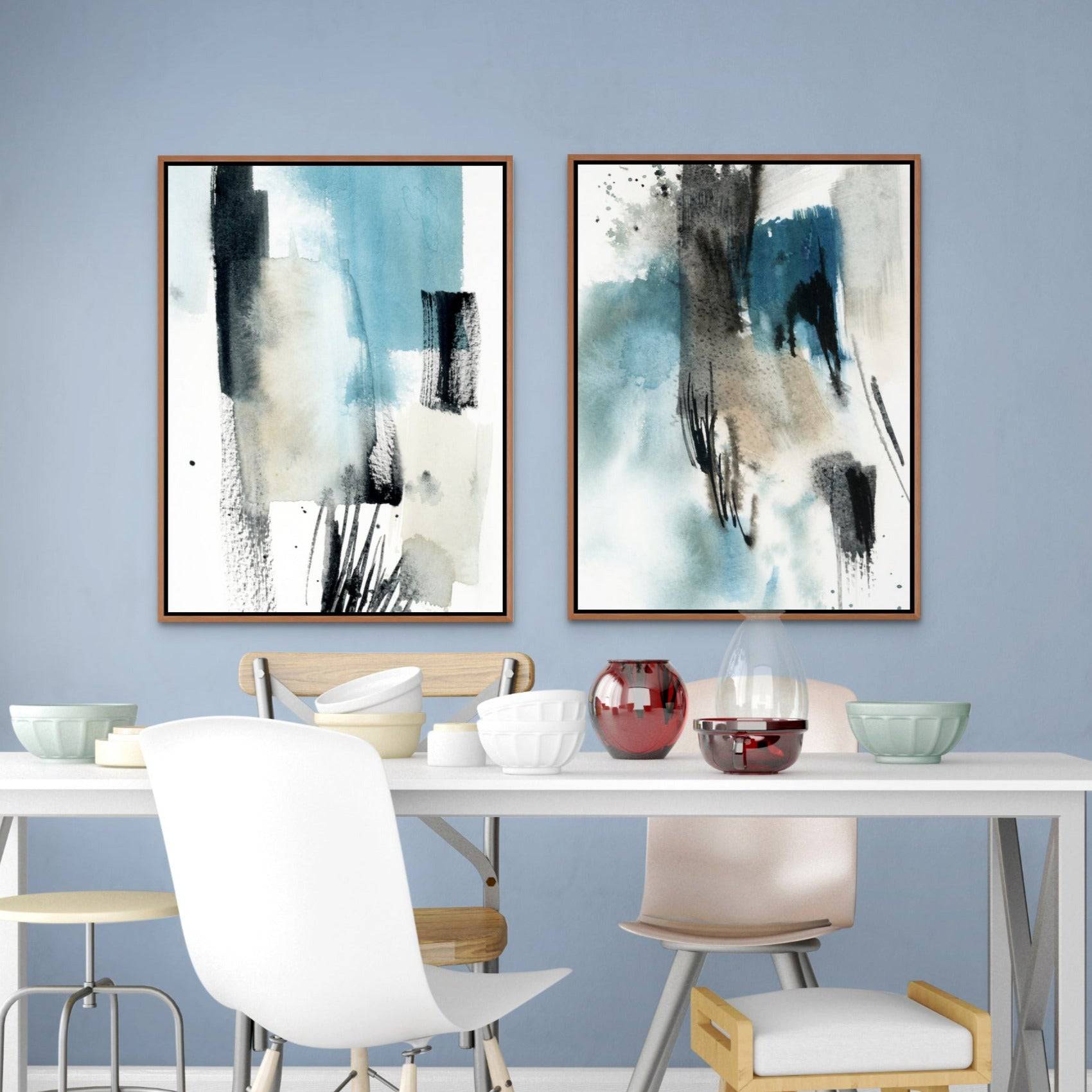 Abstract in Teal - Giri Designs