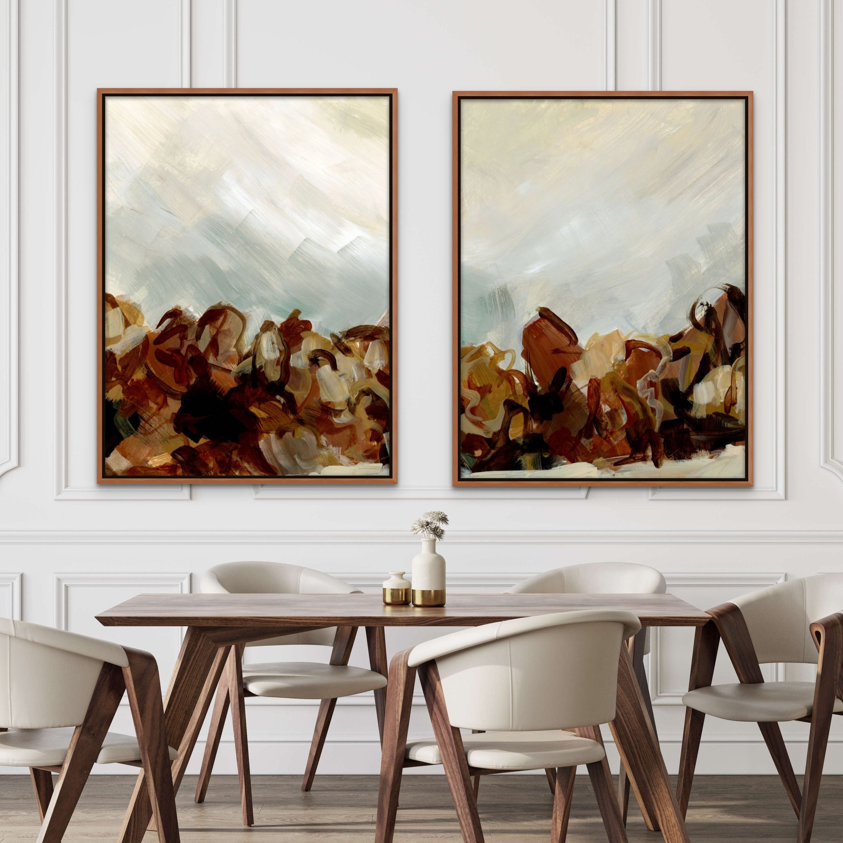 Autumn Abstract Canvas Giri Designs Wall Art