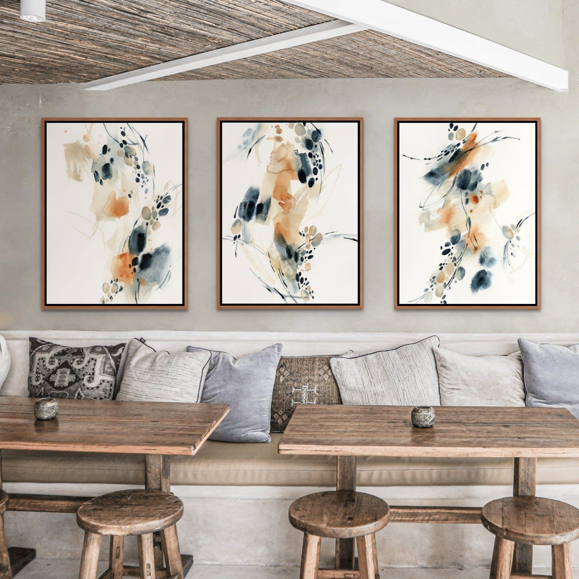 Blue and Terracotta - Giri Designs