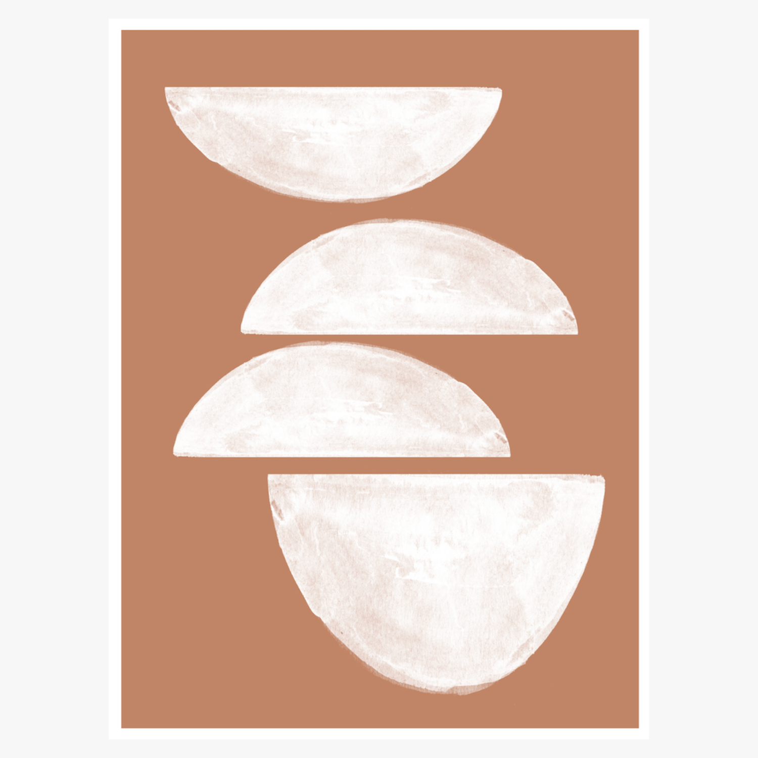 Abstract Terracotta and Woodblock - Giri Designs