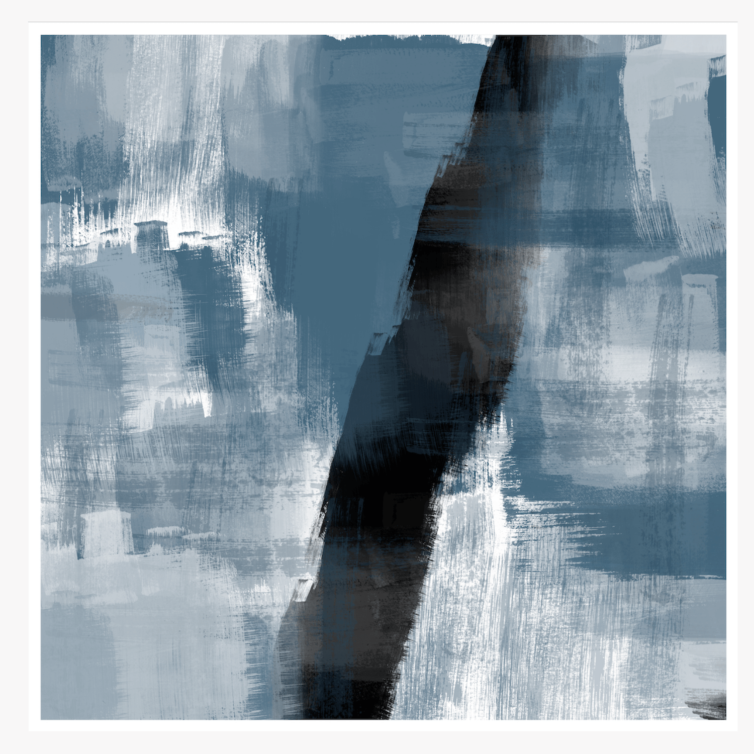 Indigo Abstract - Giri Designs