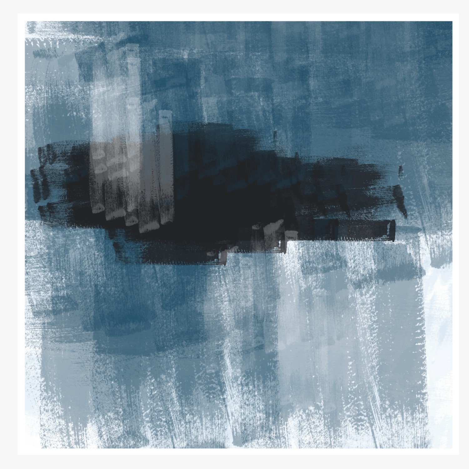 Indigo Abstract - Giri Designs