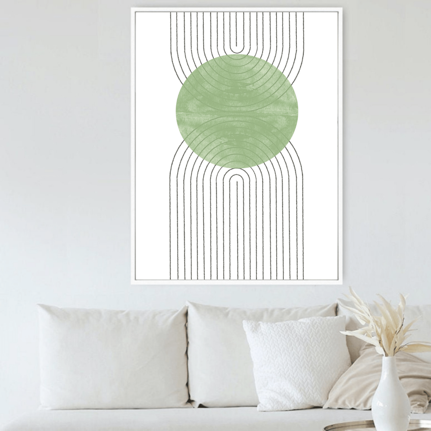 Abstract Flow Green - Giri Designs