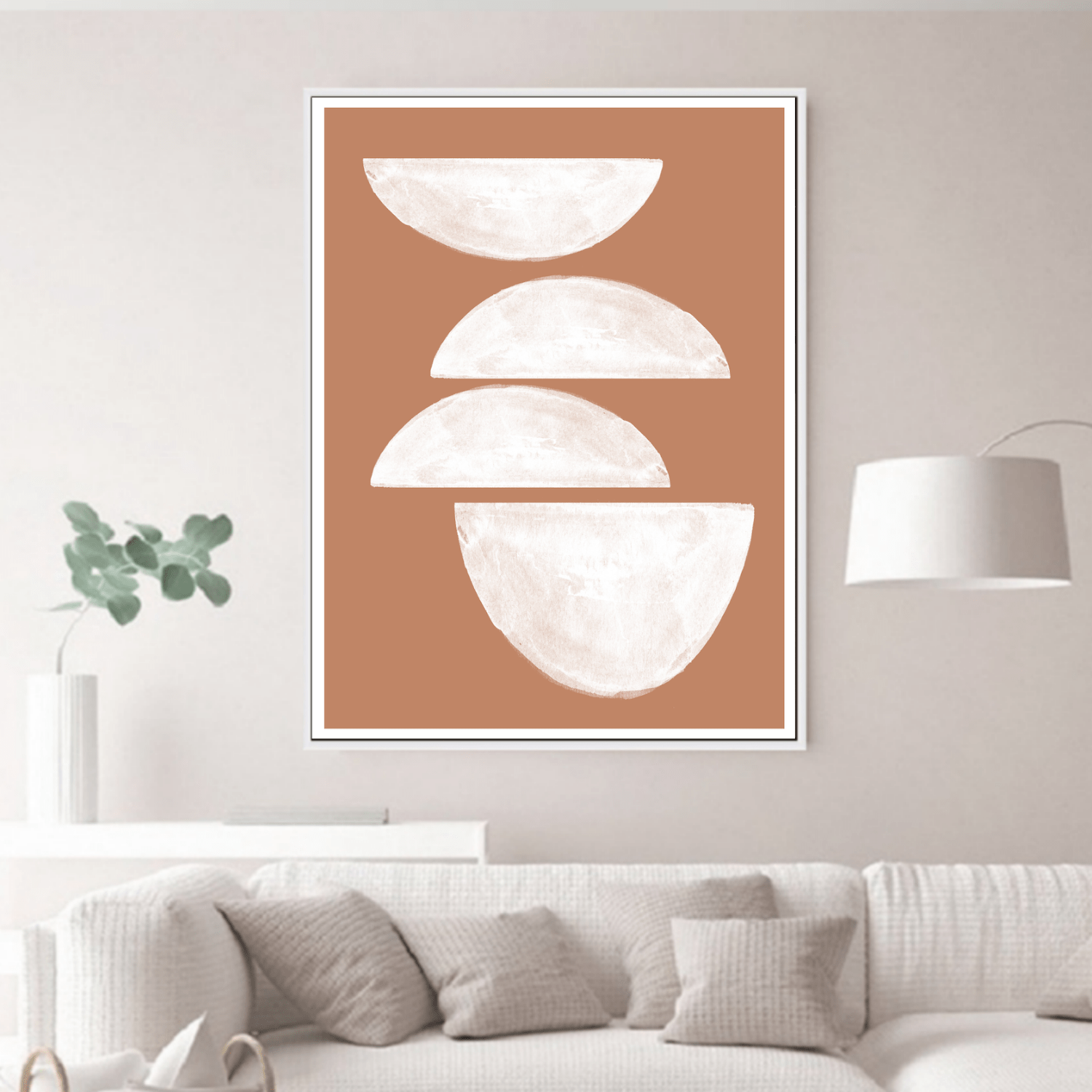 Abstract Terracotta and Woodblock - Giri Designs