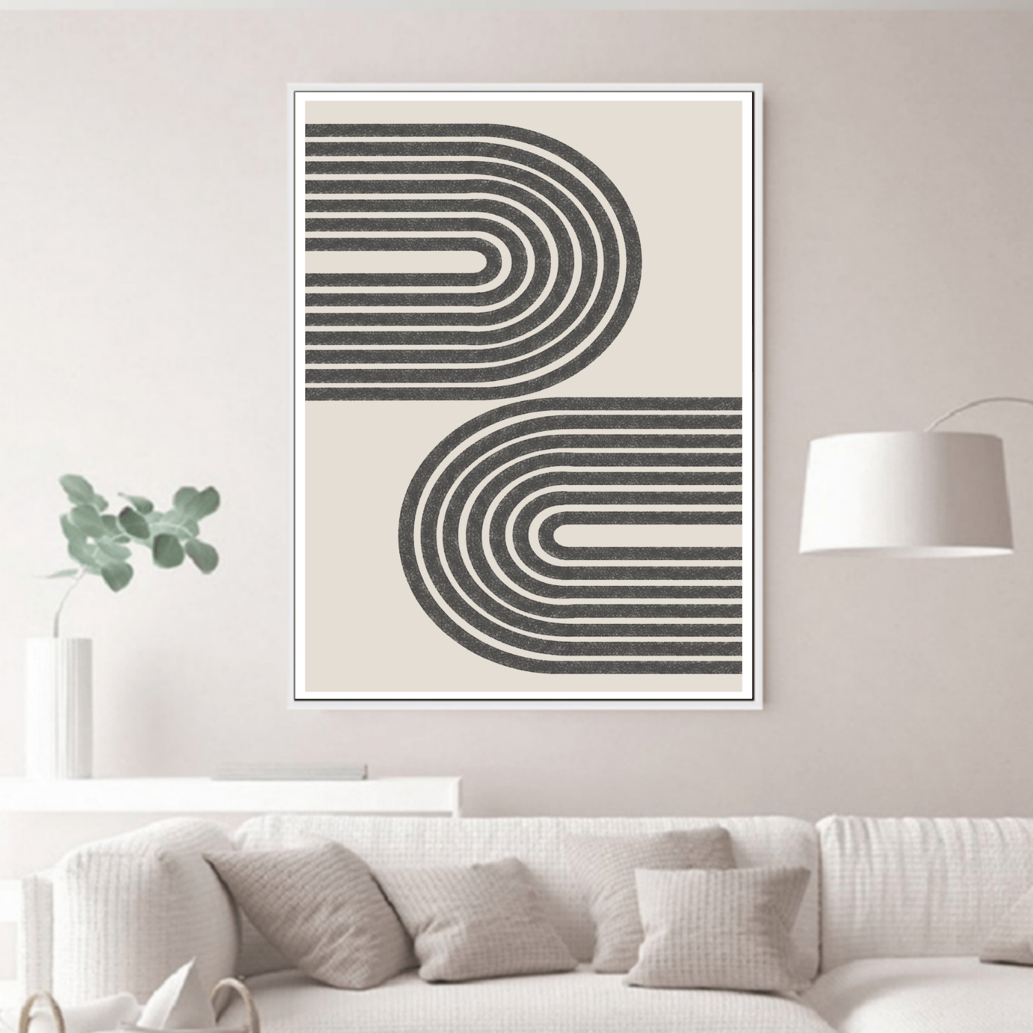 Abstract Terracotta and Woodblock - Giri Designs