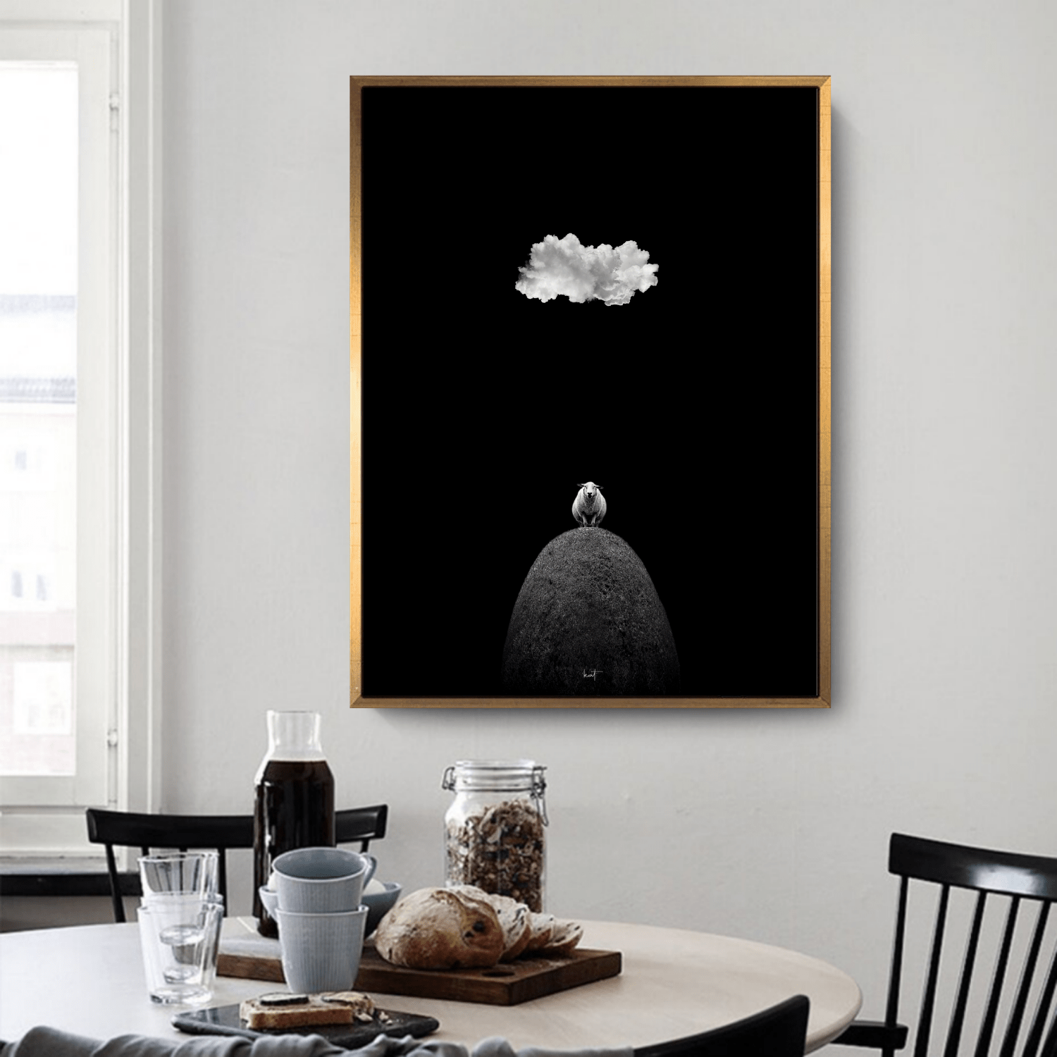 Illuminated Sheep II - Giri Designs