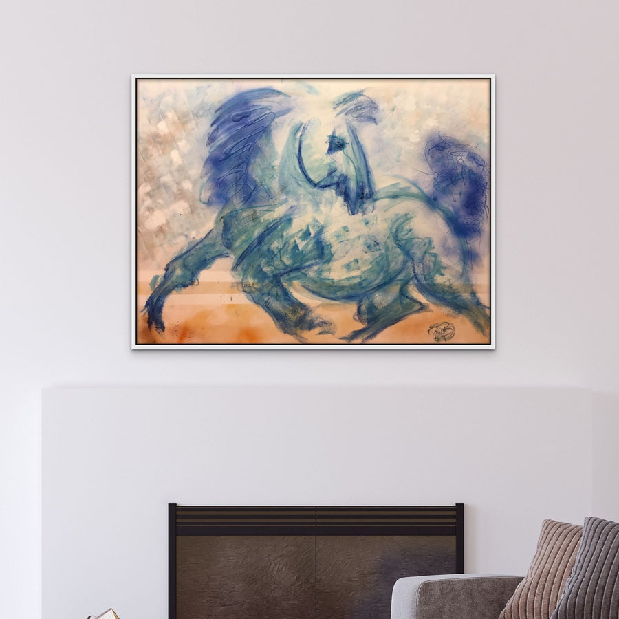 Desert Blue Horse