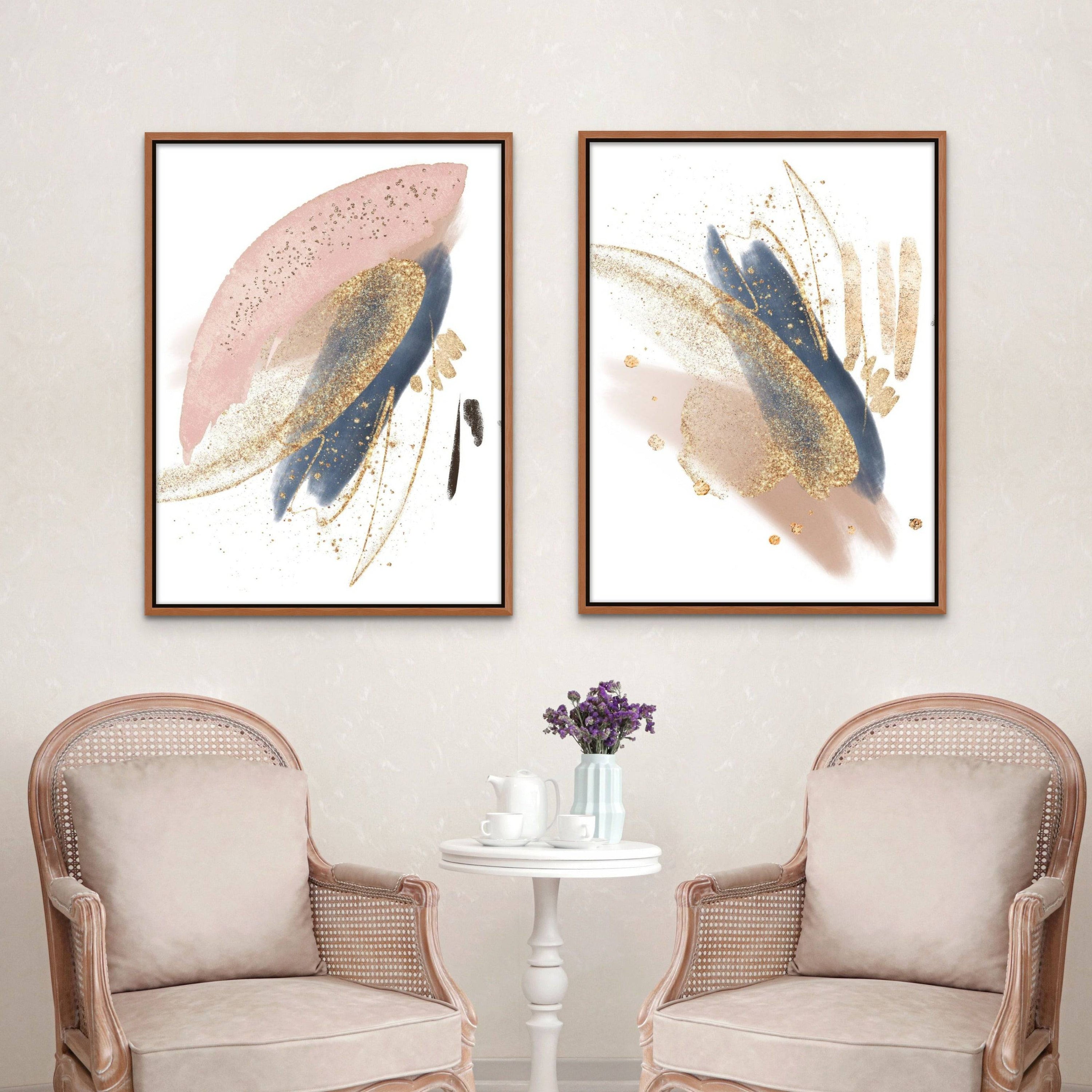 Golden Brushstrokes - Giri Designs