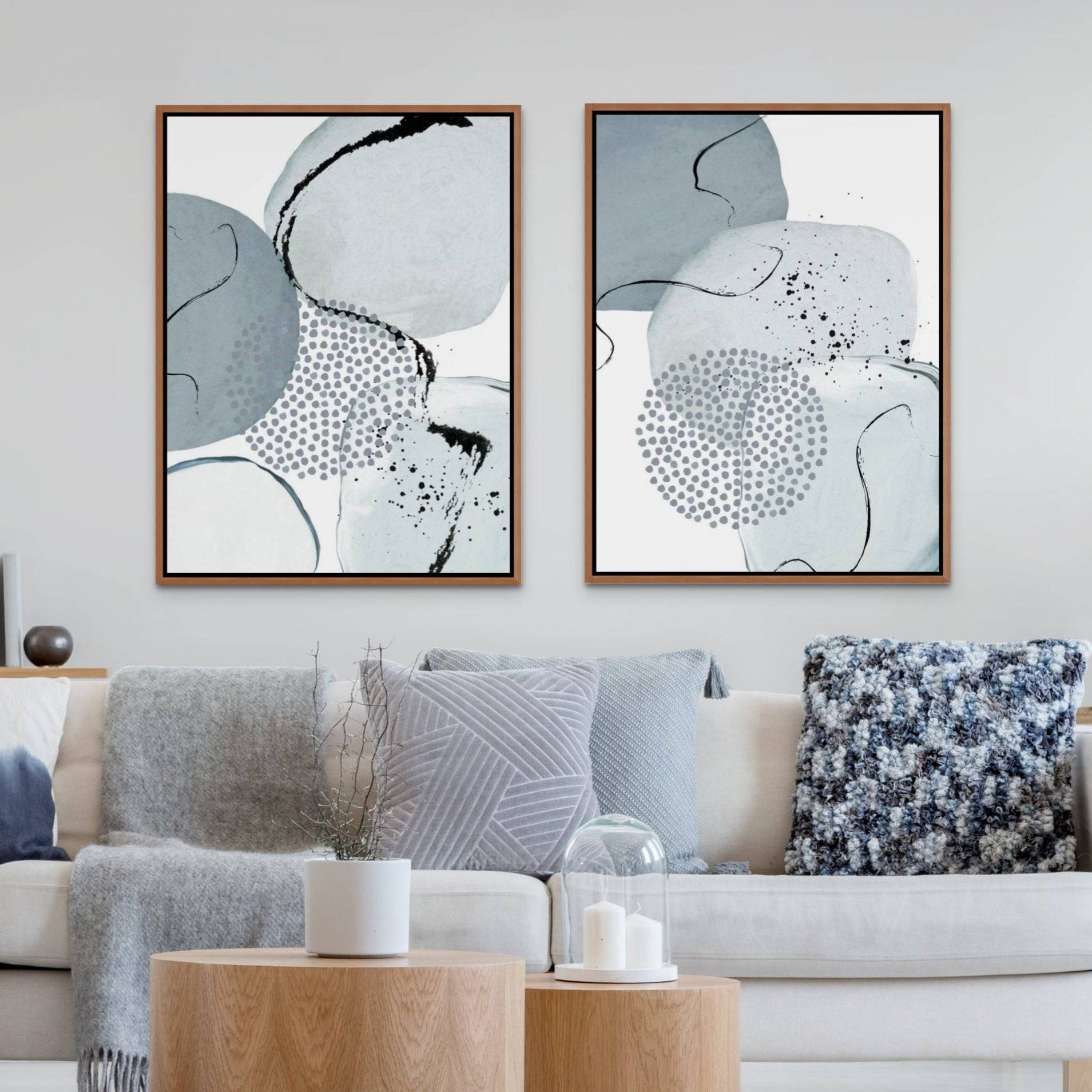 Gray Blue - Giri Designs