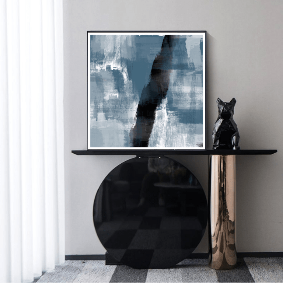 Indigo Abstract - Giri Designs