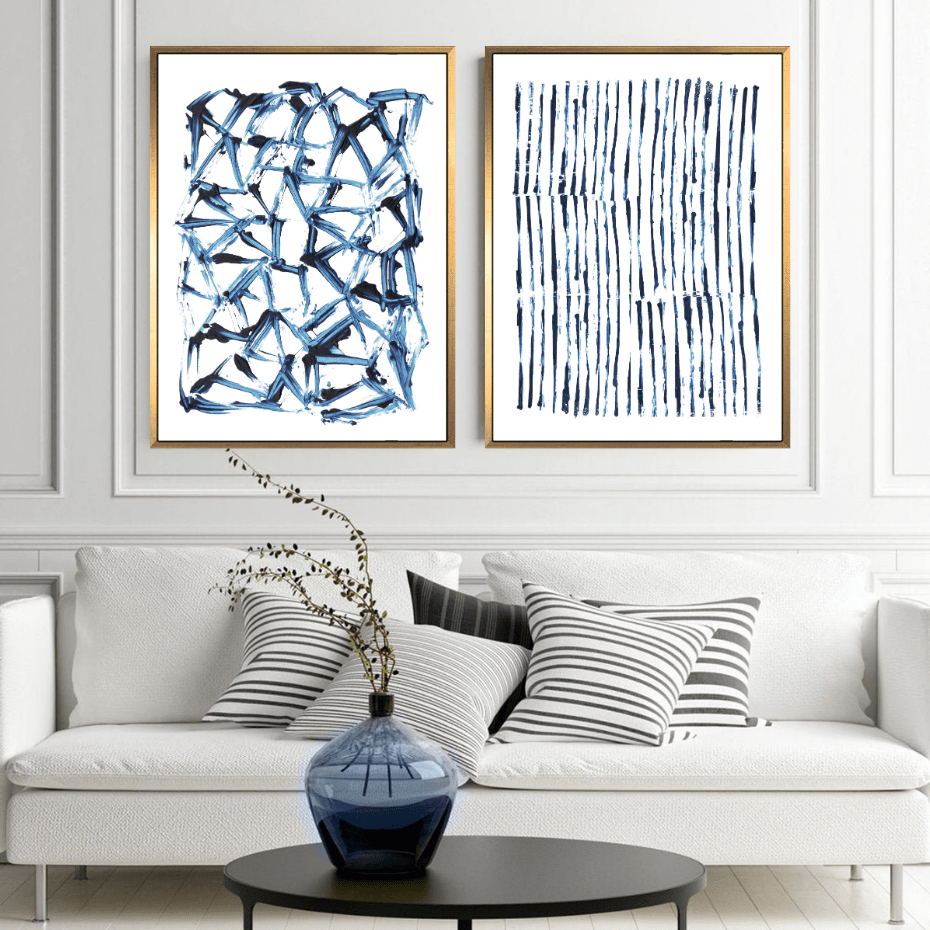 Blue Minimal - Giri Designs