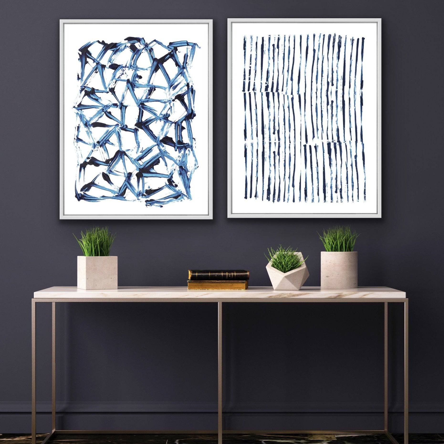 Blue Minimal - Giri Designs
