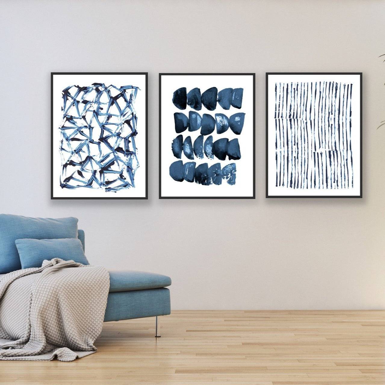 Blue Minimal - Giri Designs